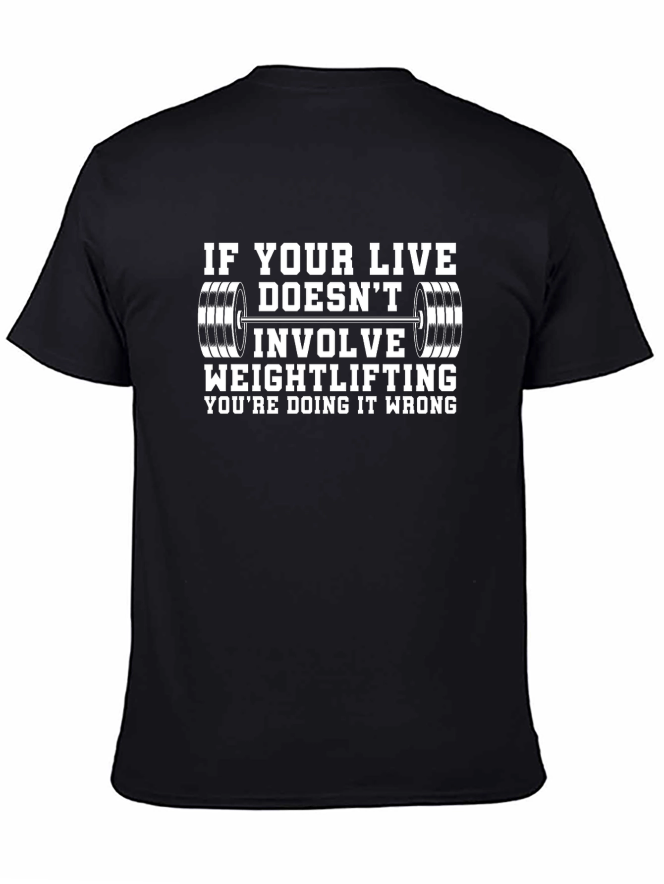 Weightlifting Lifestyle T-Shirt - Fitness Apparel