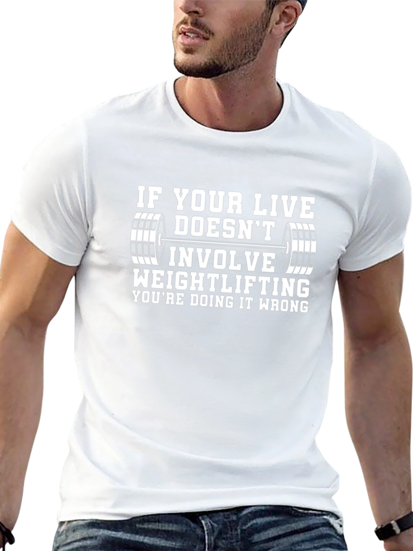 Weightlifting Lifestyle T-Shirt - Fitness Apparel