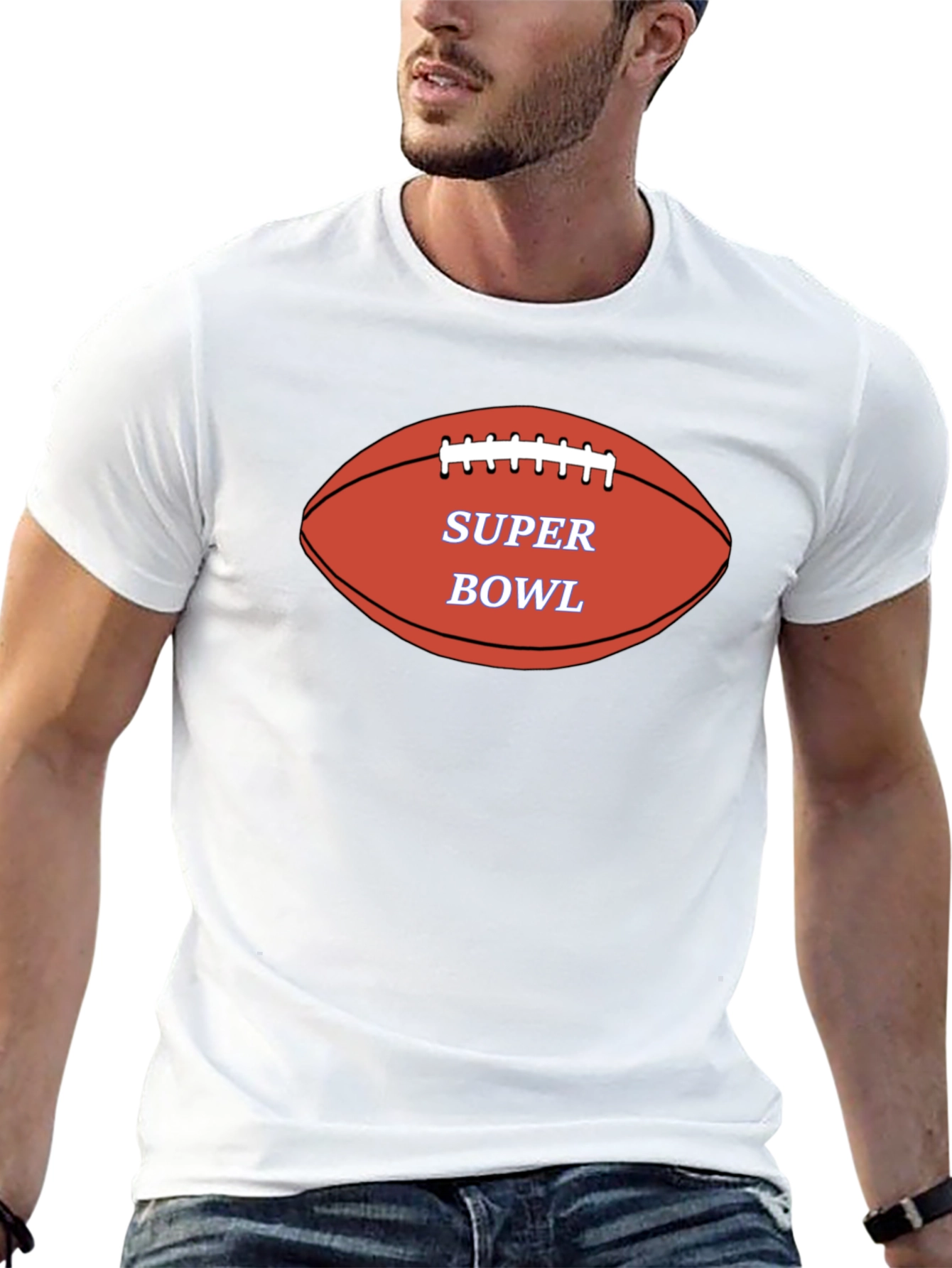 Super Bowl Football T-Shirt - Game Day Apparel