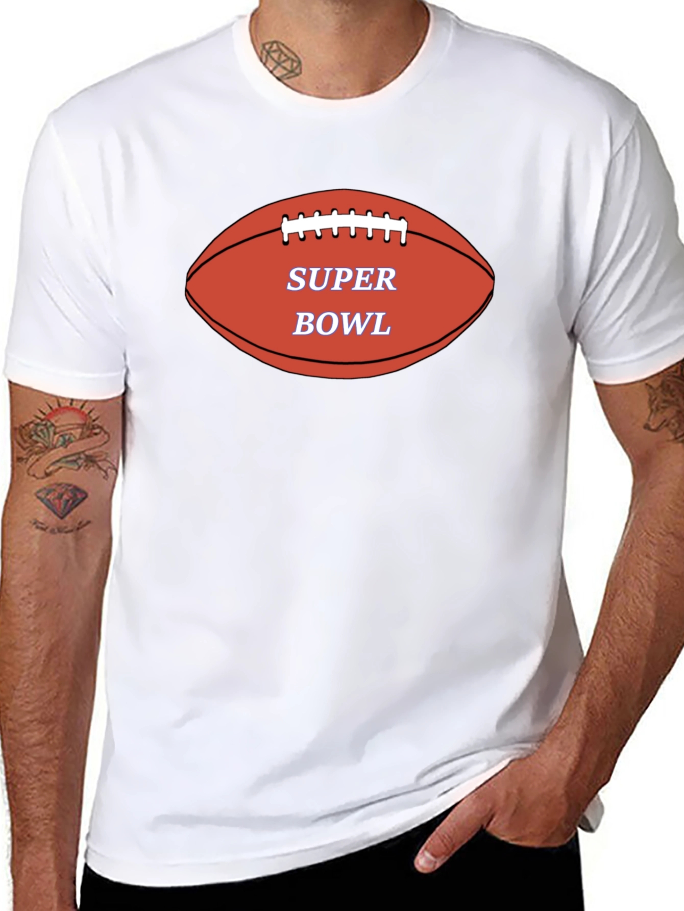 Super Bowl Football T-Shirt - Game Day Apparel