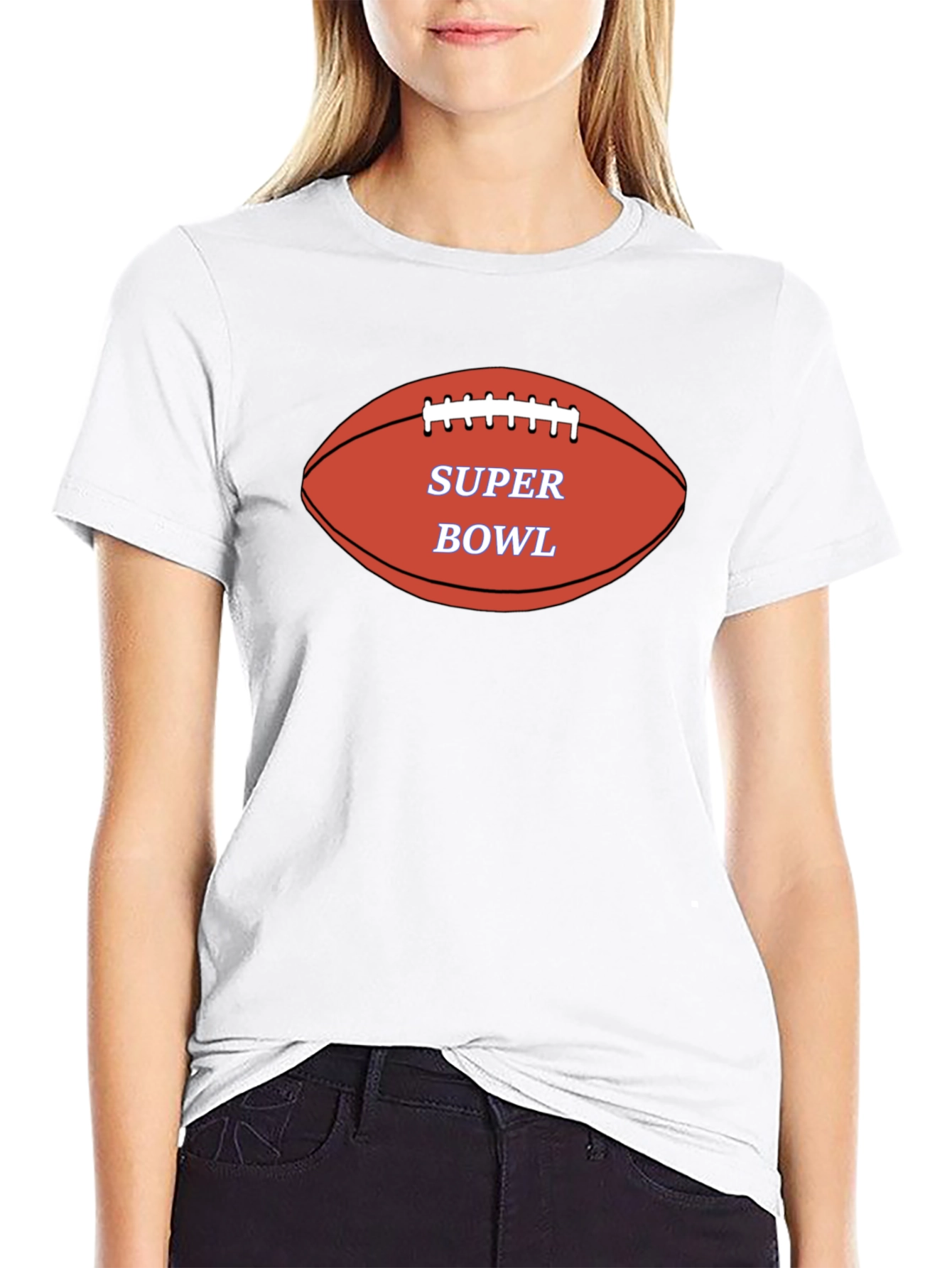 Super Bowl Football T-Shirt - Game Day Apparel