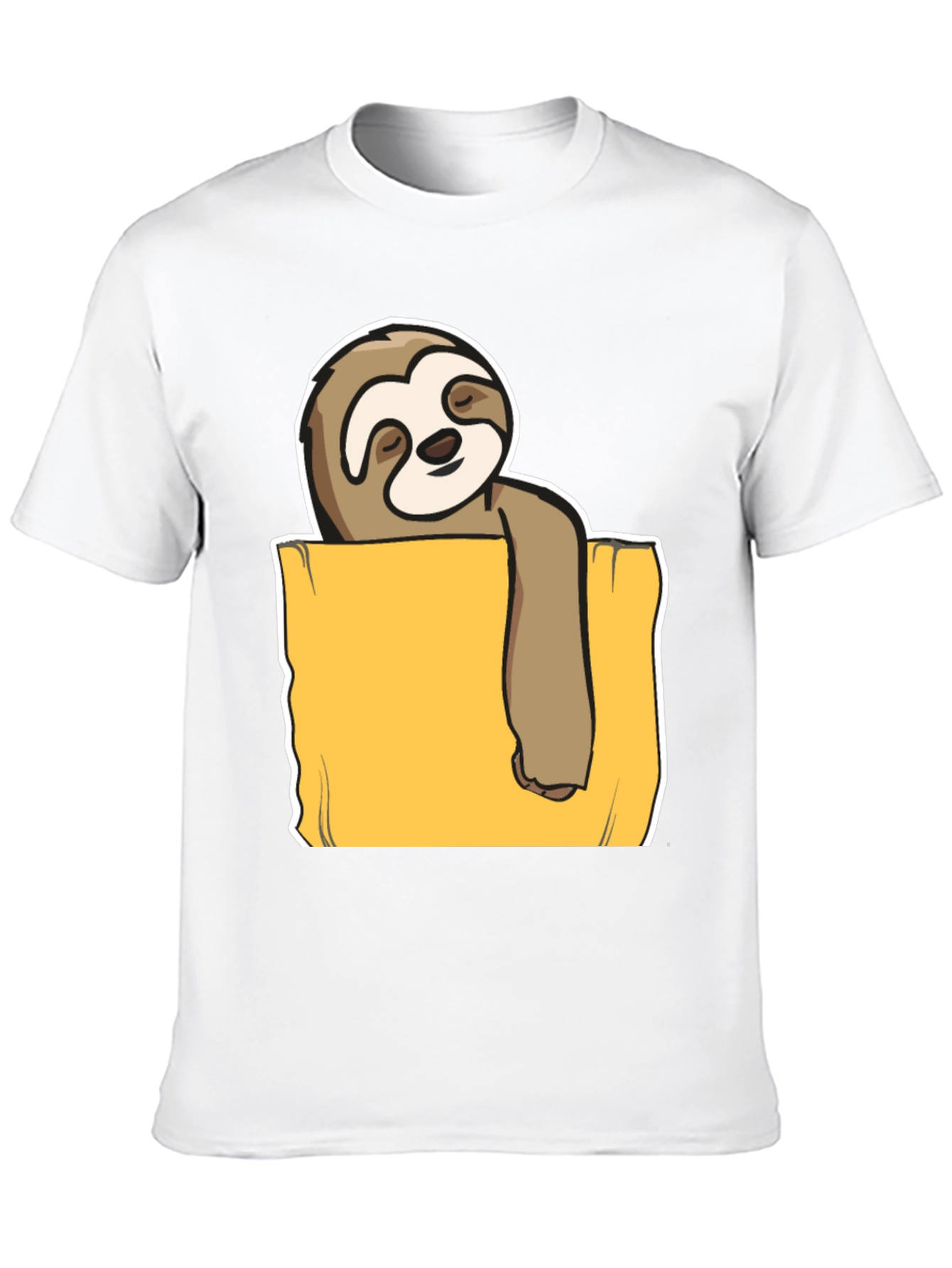Sloth Pocket T-Shirt - Relaxed Fit Casual Style
