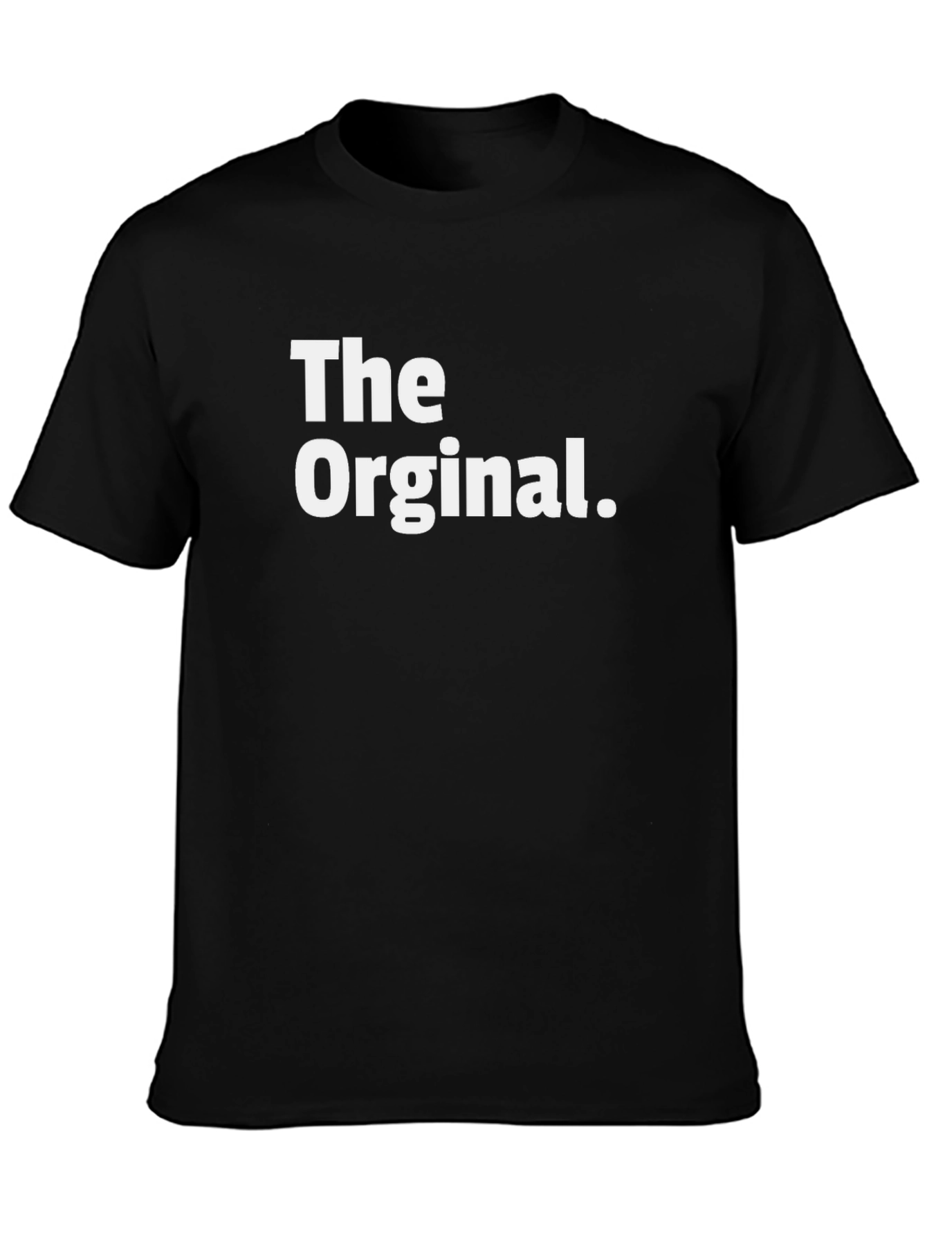 The Orginal Graphic Tee - Black Cotton T-Shirt