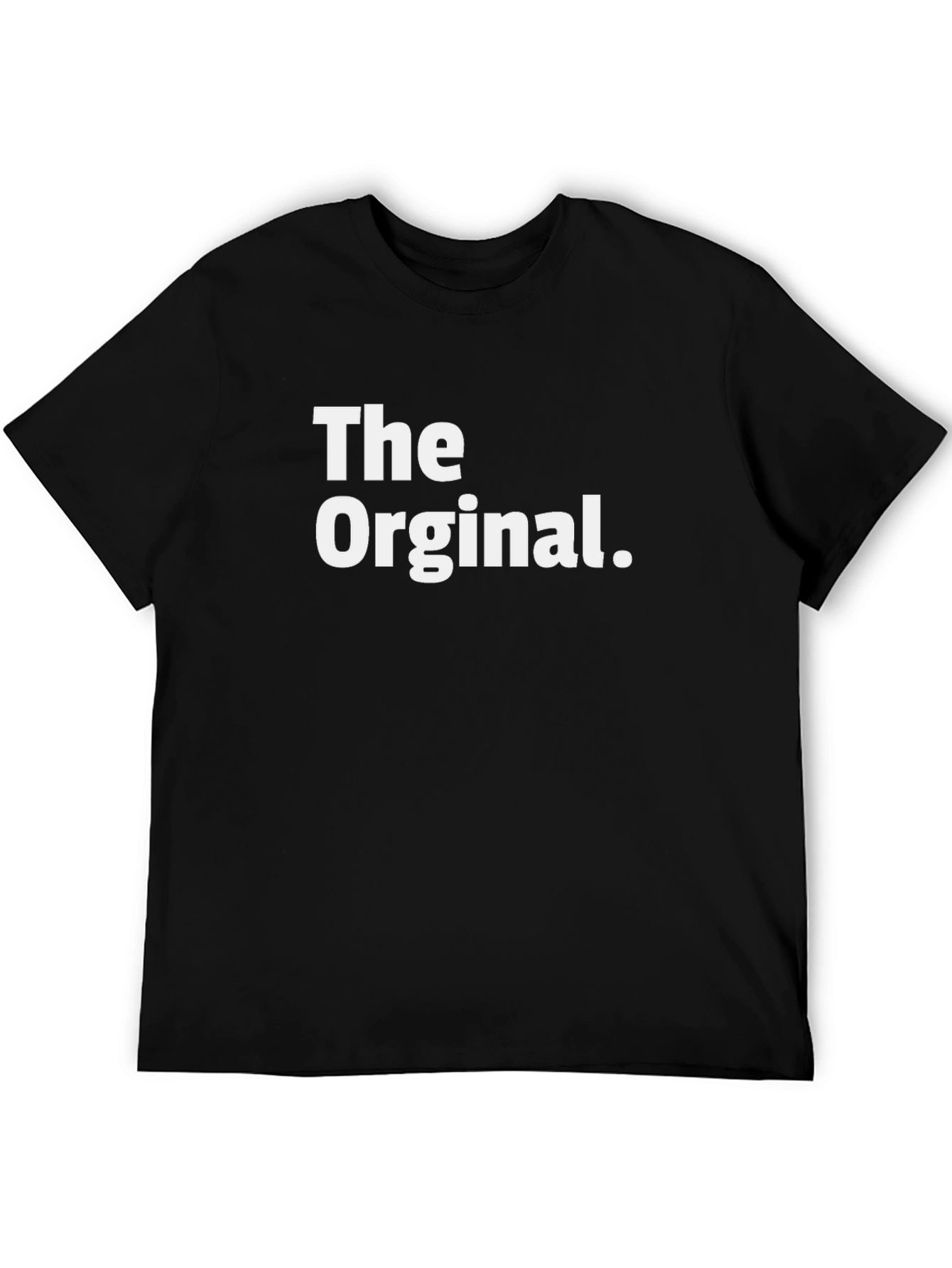 The Orginal Graphic Tee - Black Cotton T-Shirt