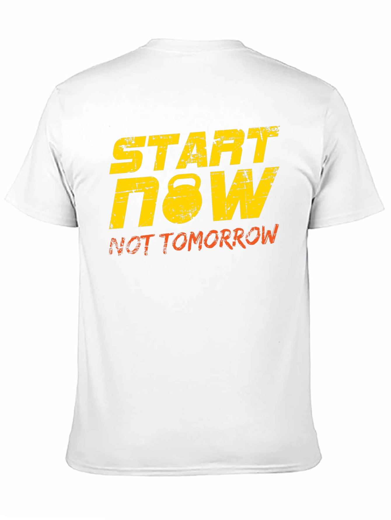 Start Now Kettlebell Black Graphic Tee