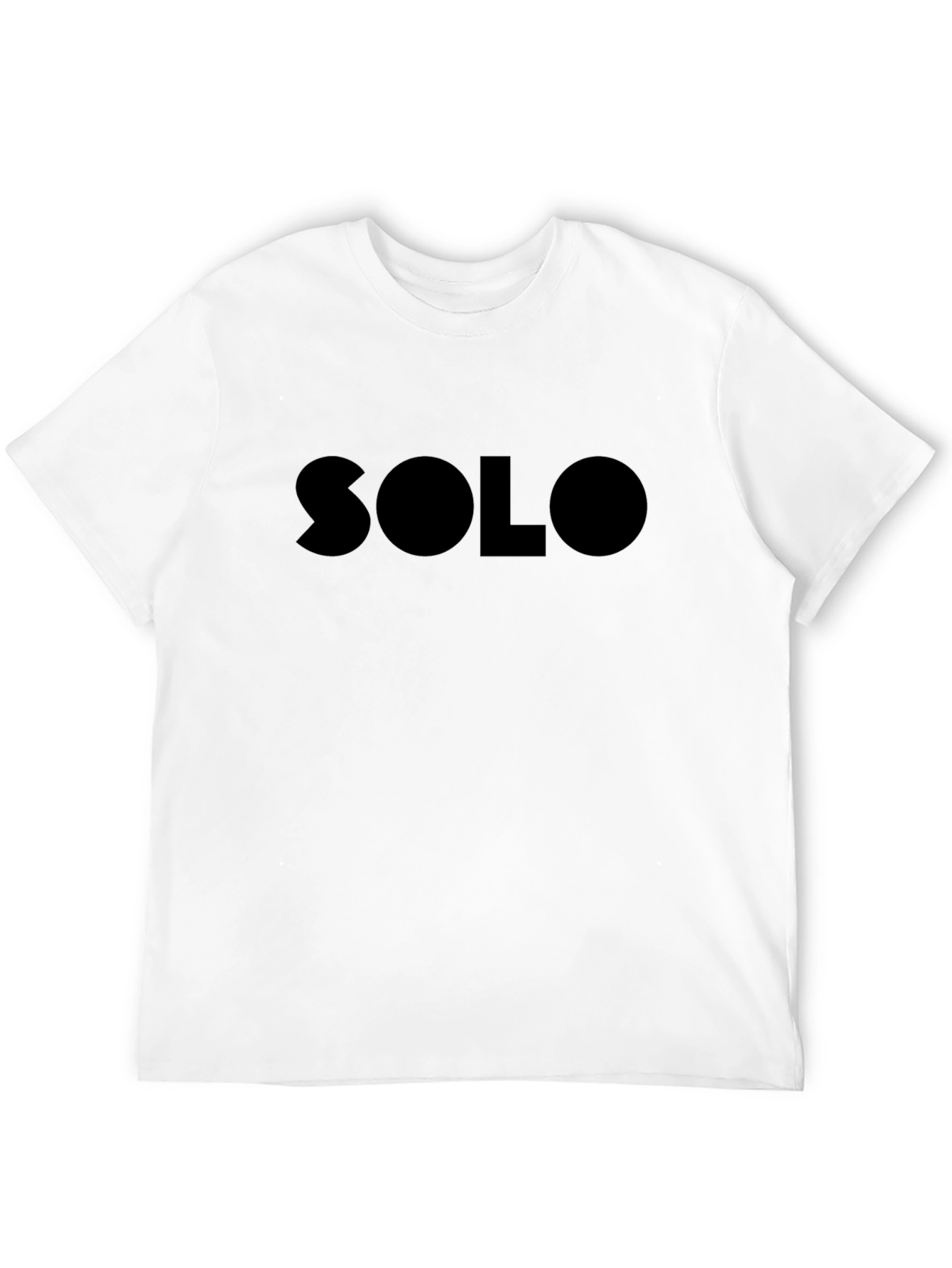 Stylish SOLO Black Graphic T-Shirt