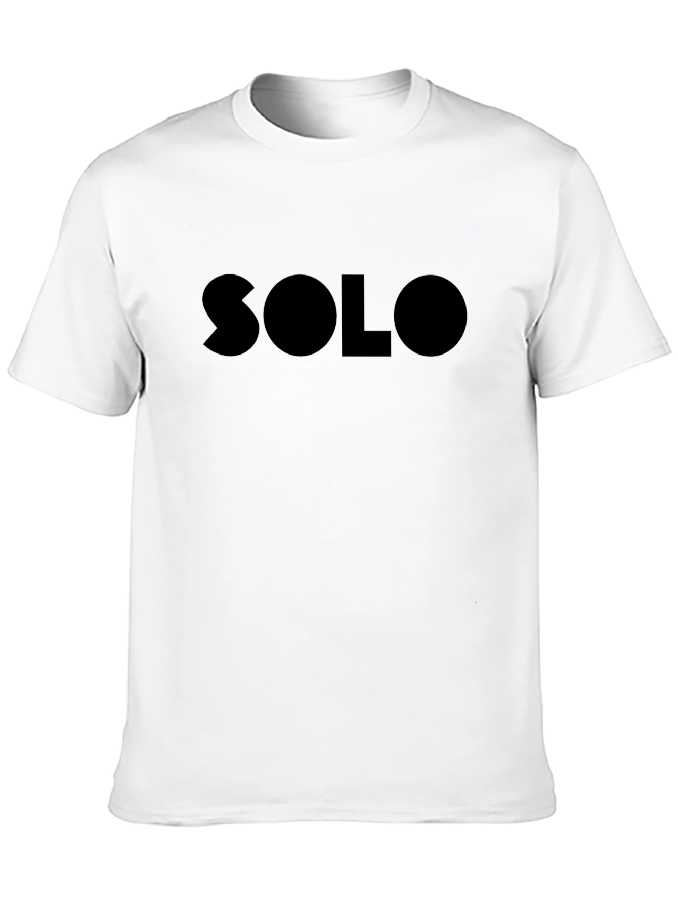 Stylish SOLO Black Graphic T-Shirt