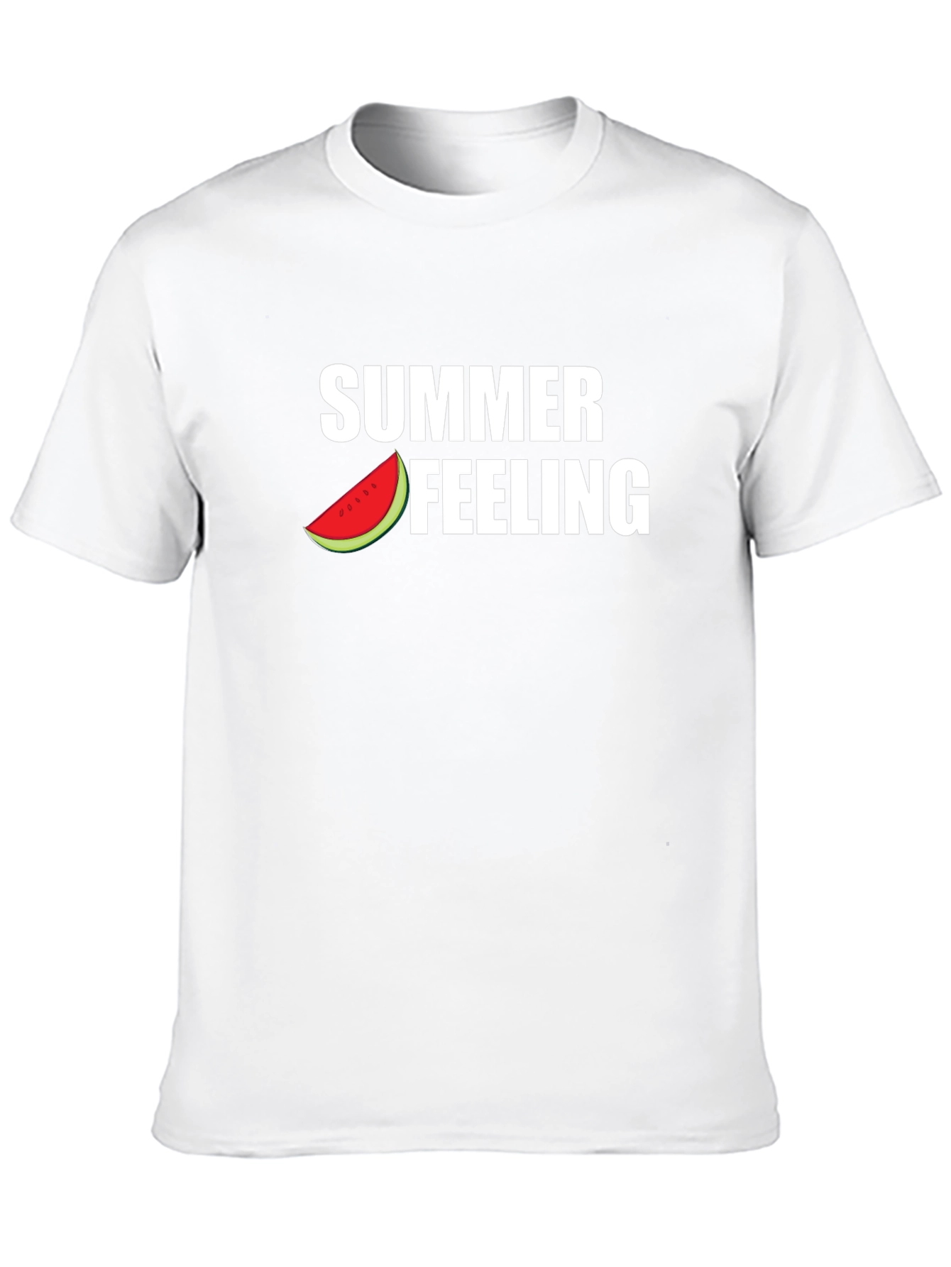 Summer Feeling Graphic Tee - Black