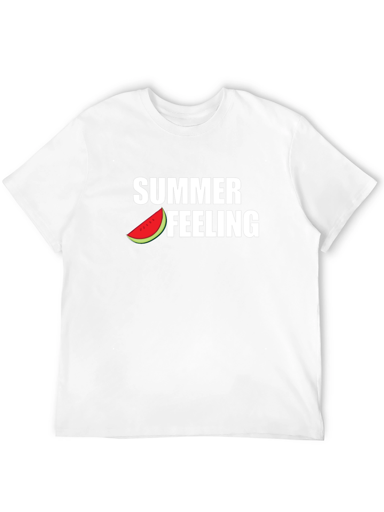 Summer Feeling Graphic Tee - Black