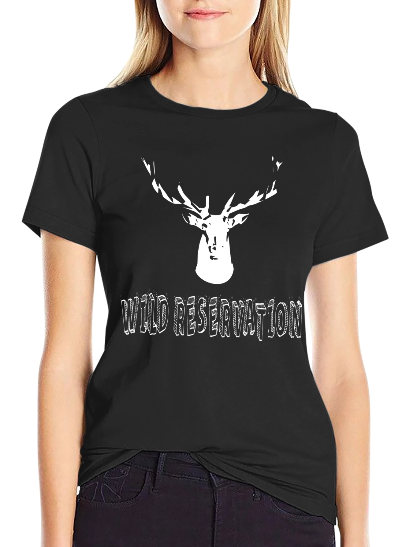 Wild Reservation Graphic Tee - Black
