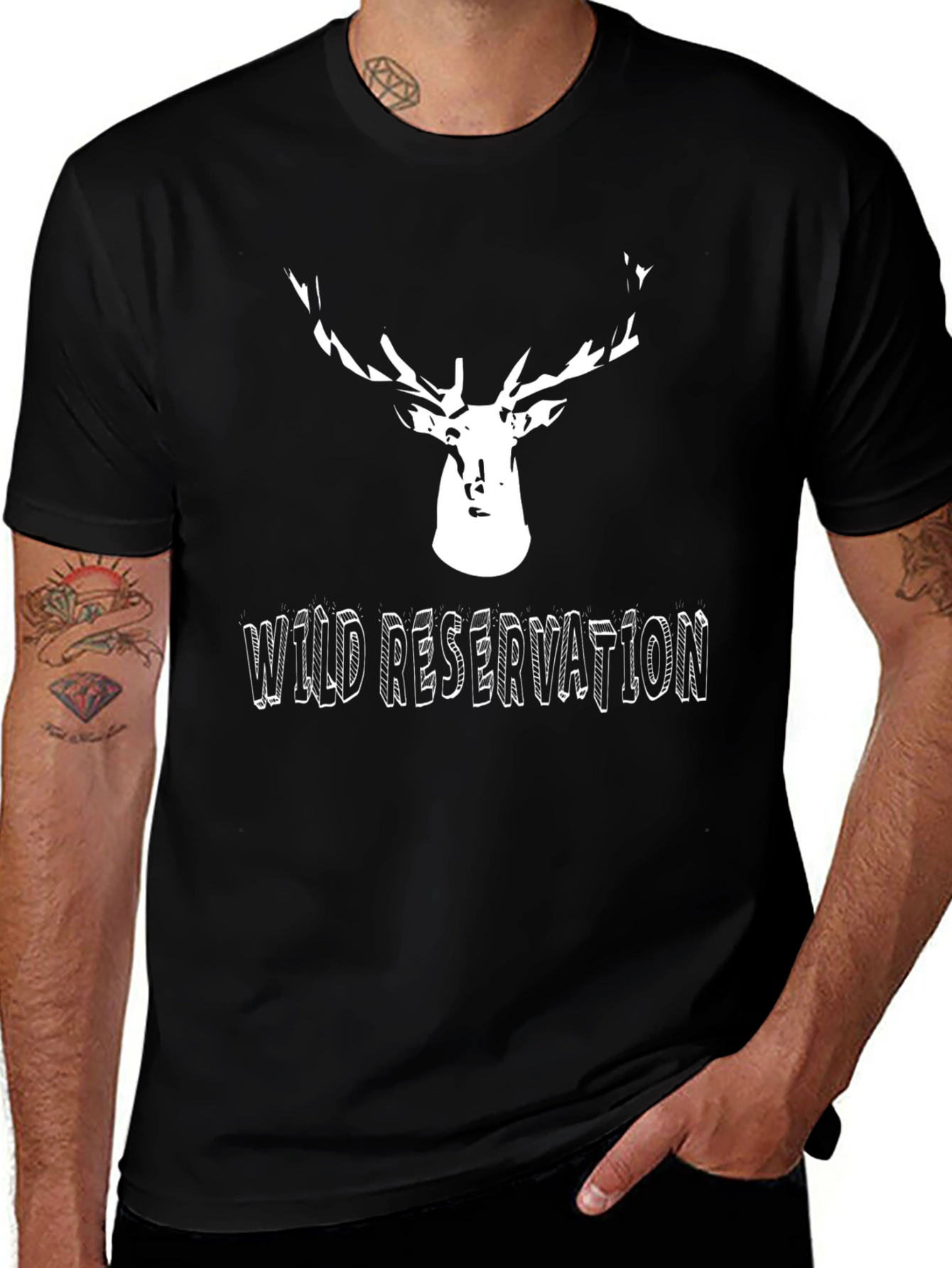 Wild Reservation Graphic Tee - Black