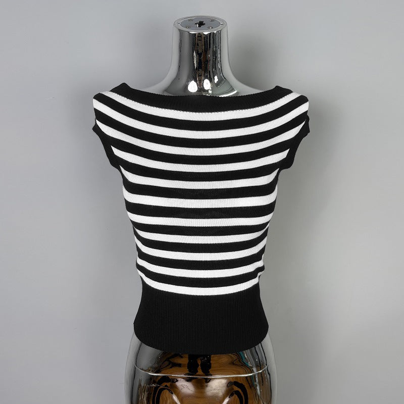 Striped Top T-Shirt Women's