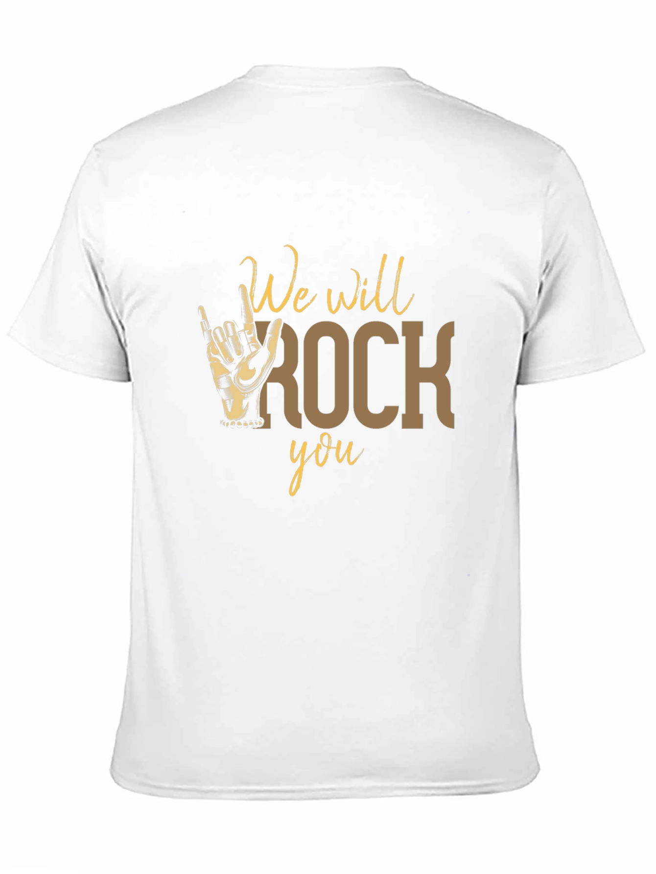 We Will Rock You T-Shirt - Black Graphic Tee