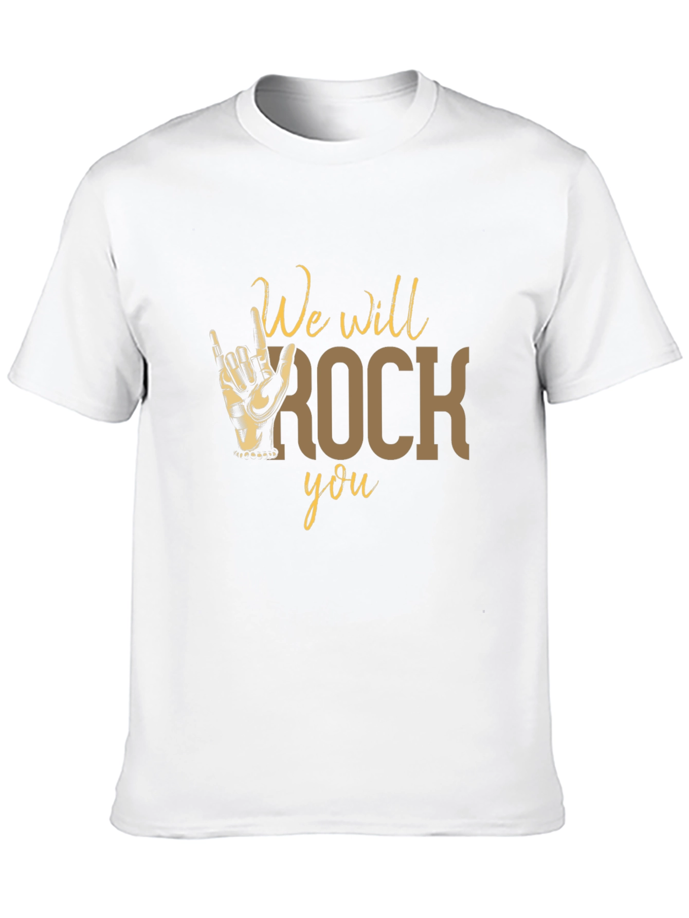 We Will Rock You T-Shirt - Black Graphic Tee
