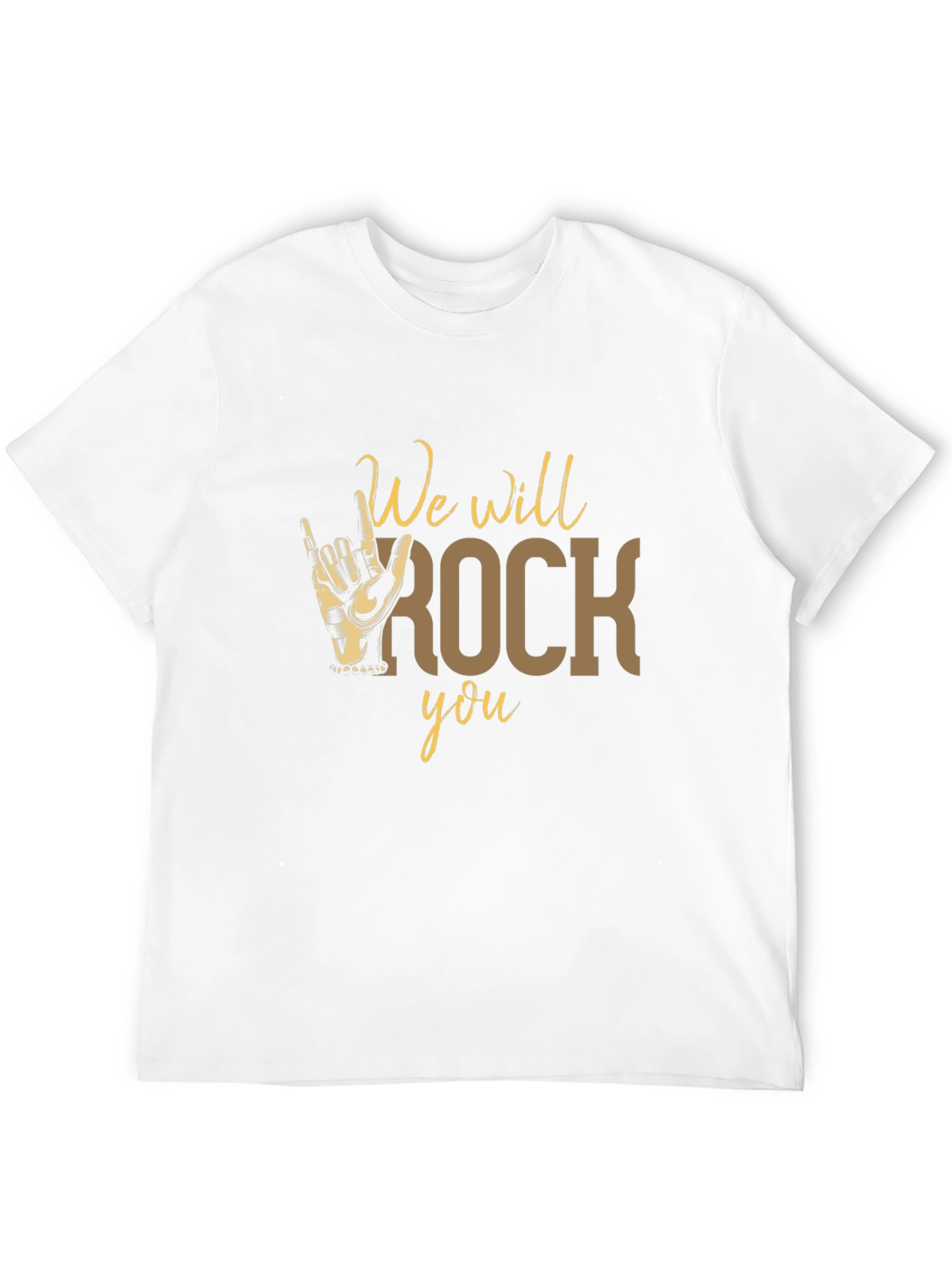 We Will Rock You T-Shirt - Black Graphic Tee