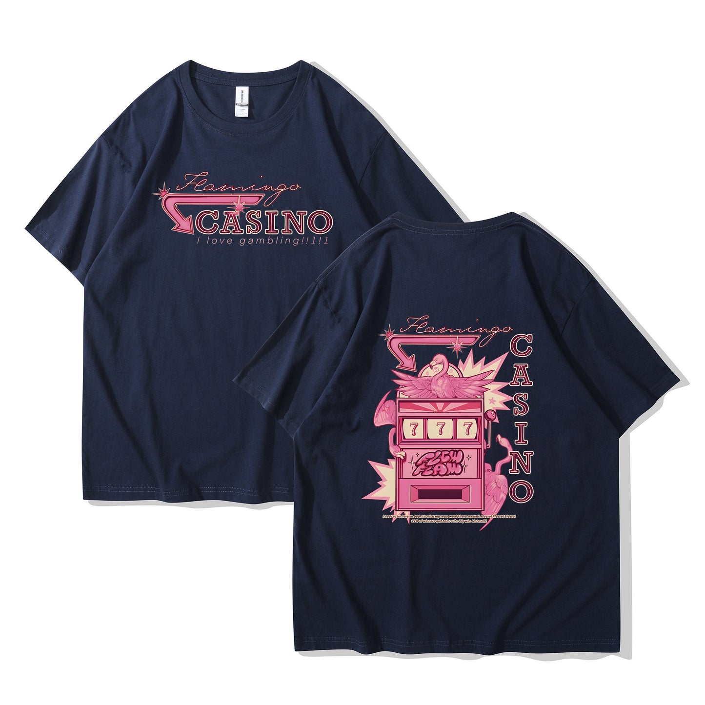 Travis Scotts Trendy CASINO Unisex Loose Hooded T-Shirt