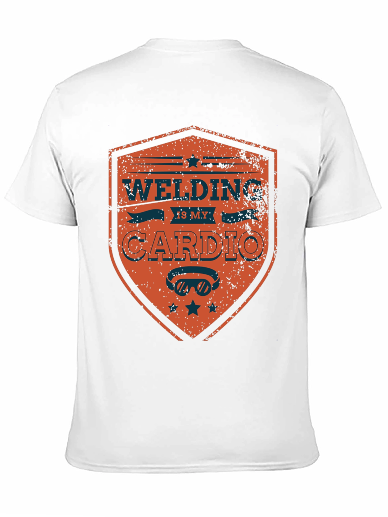 Welding Is My Cardio Mens Graphic T-Shirt