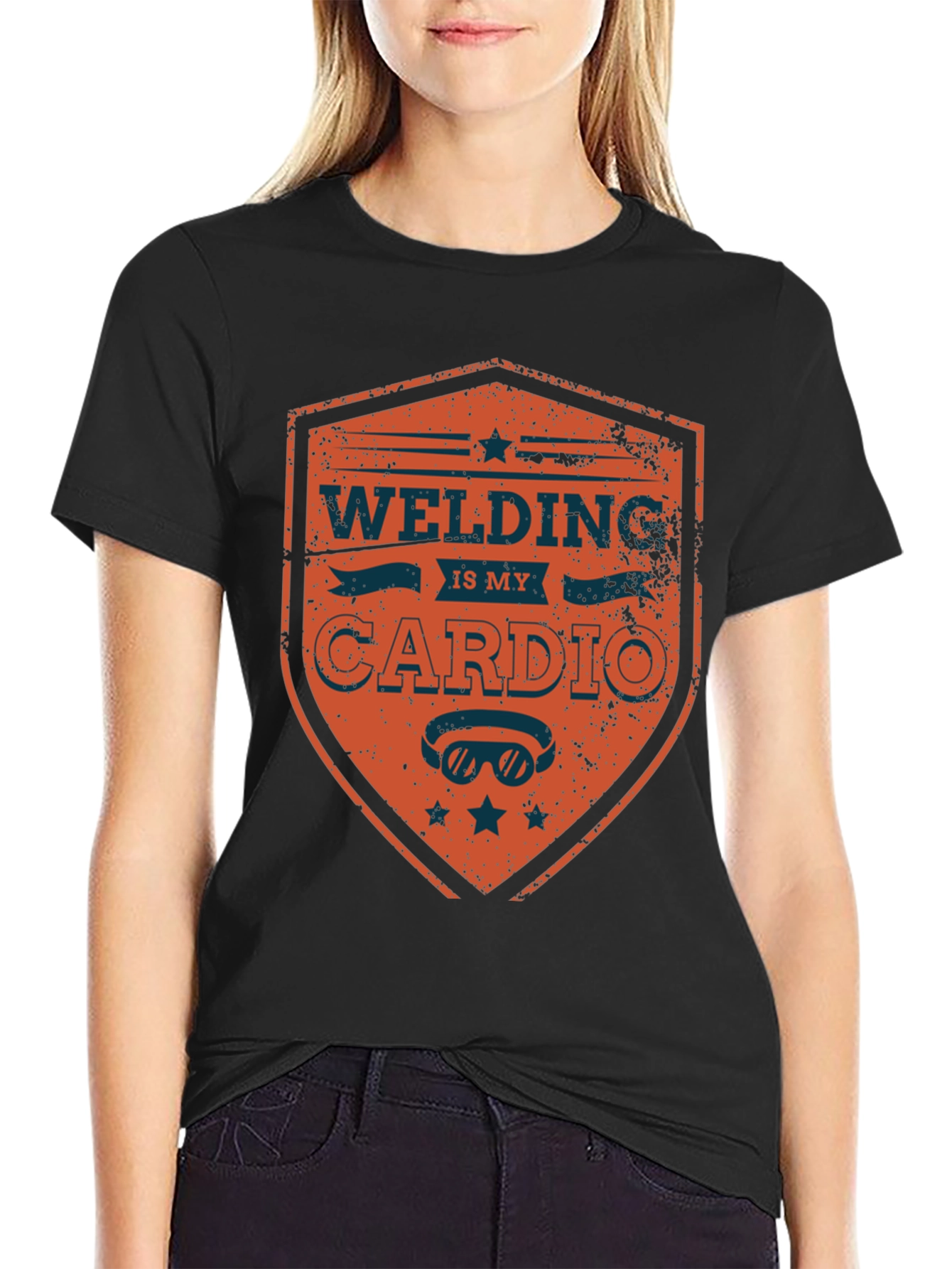 Welding Is My Cardio Mens Graphic T-Shirt
