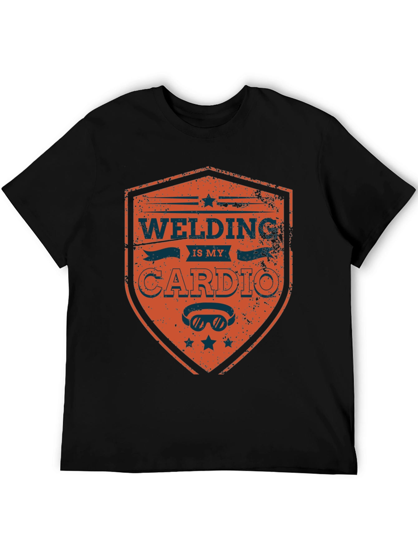 Welding Is My Cardio Mens Graphic T-Shirt