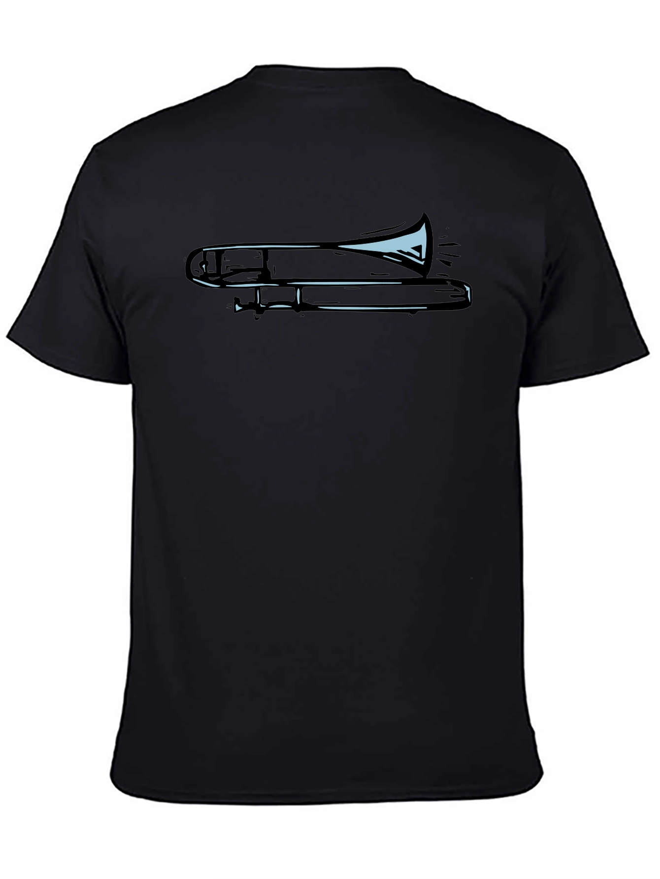 Trombone Graphic Tee - Cool Musician Shirt