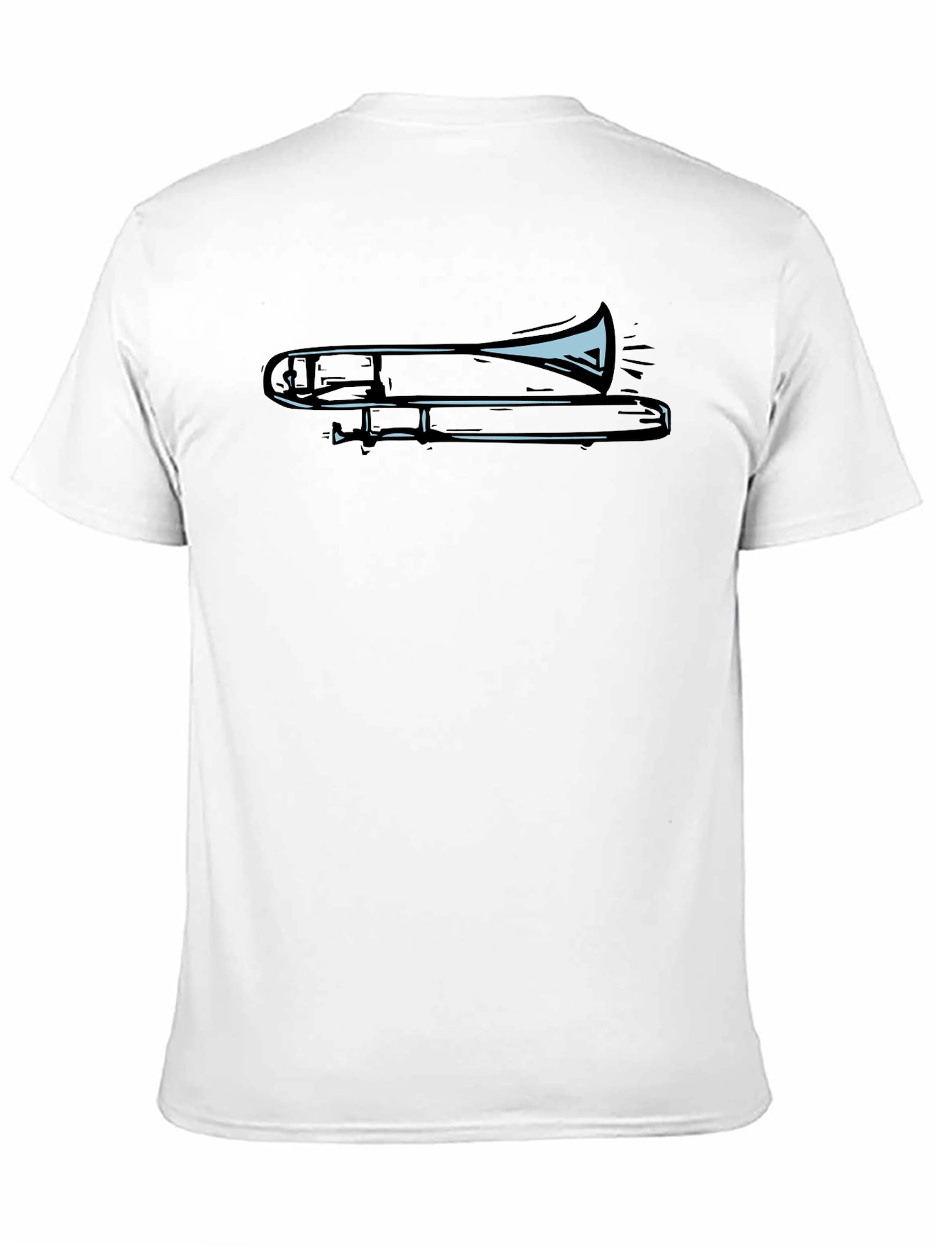Trombone Graphic Tee - Cool Musician Shirt
