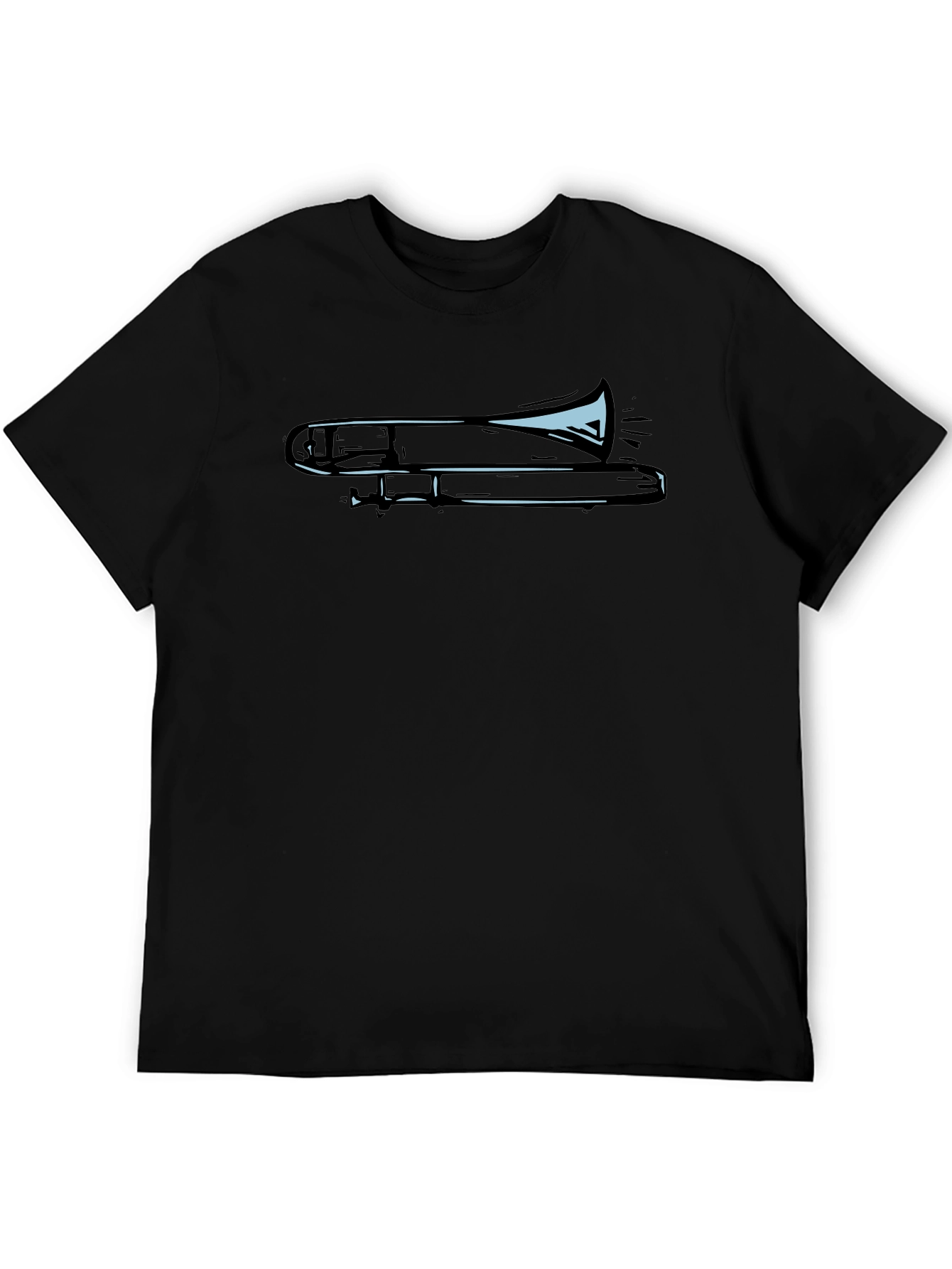 Trombone Graphic Tee - Cool Musician Shirt
