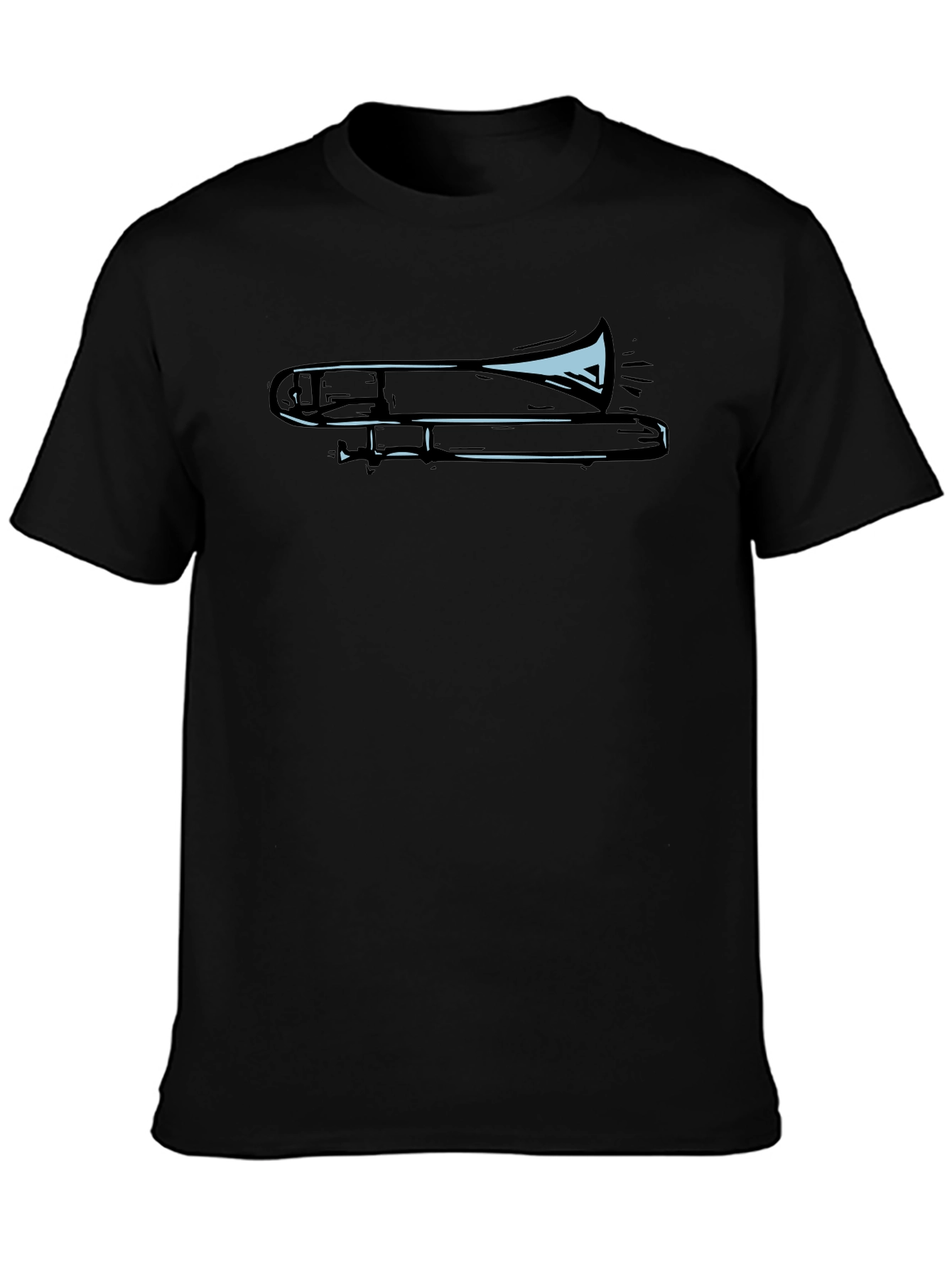 Trombone Graphic Tee - Cool Musician Shirt