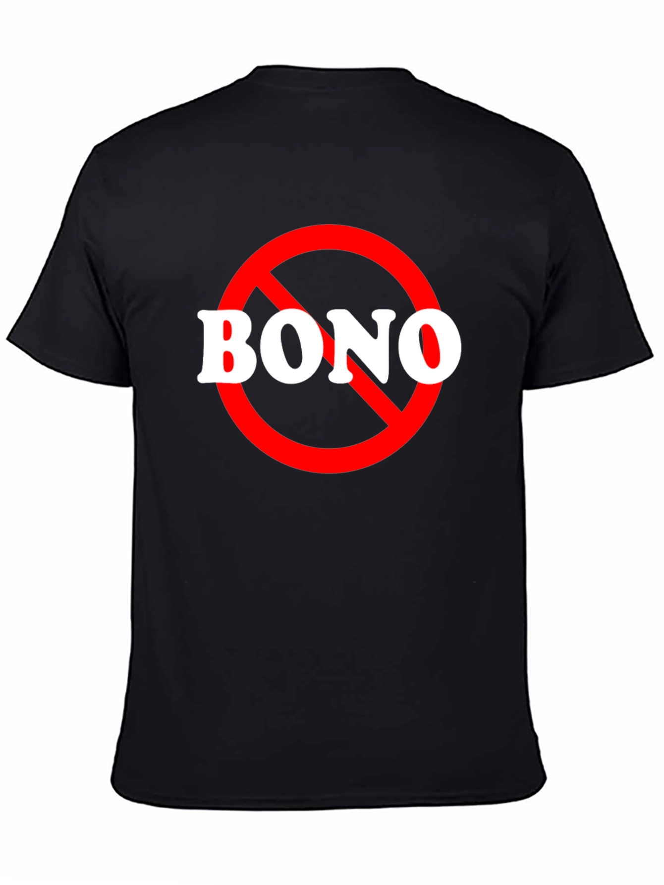 Anti-Bono T-Shirt - Black Cotton Tee