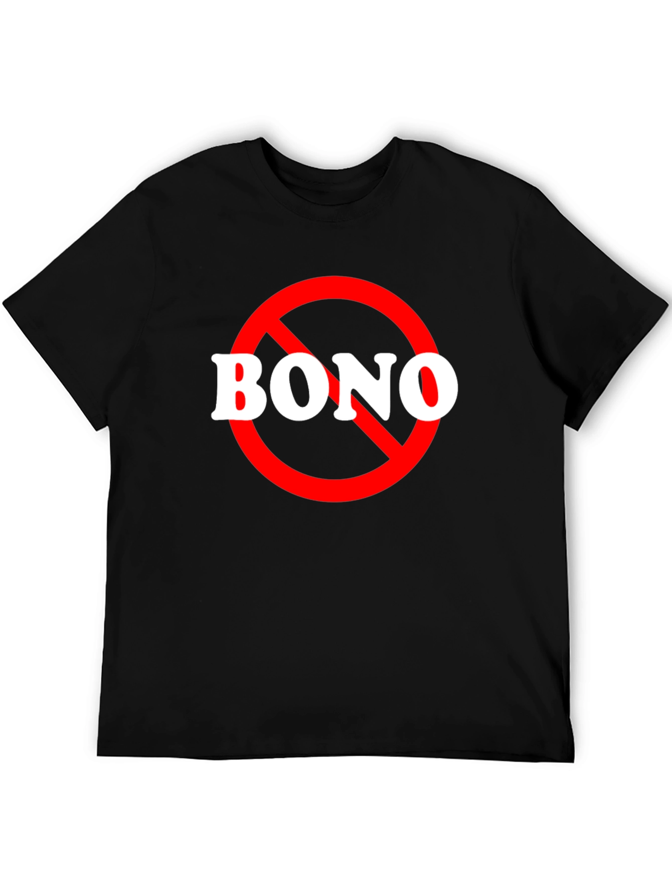 Anti-Bono T-Shirt - Black Cotton Tee