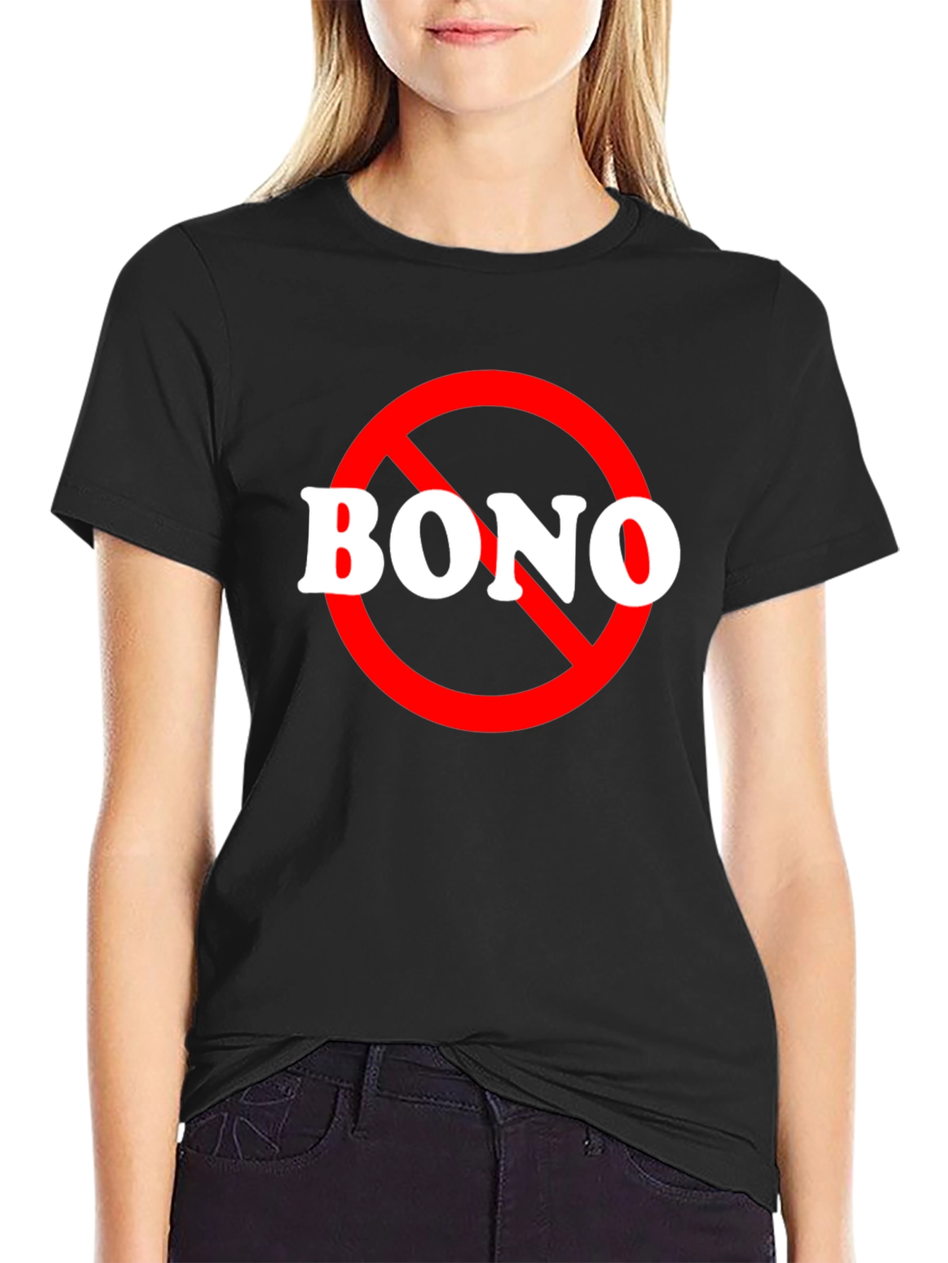 Anti-Bono T-Shirt - Black Cotton Tee