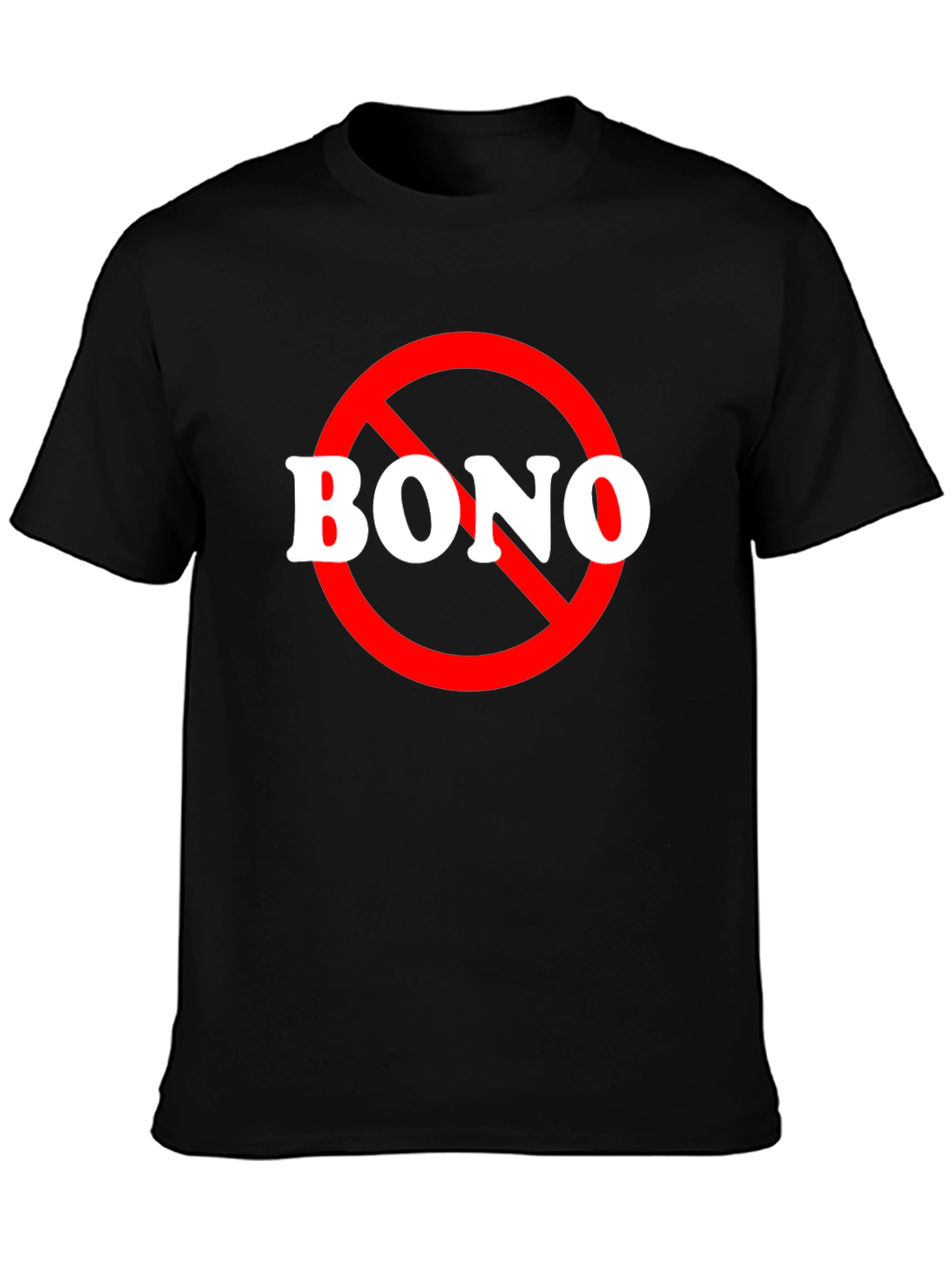 Anti-Bono T-Shirt - Black Cotton Tee