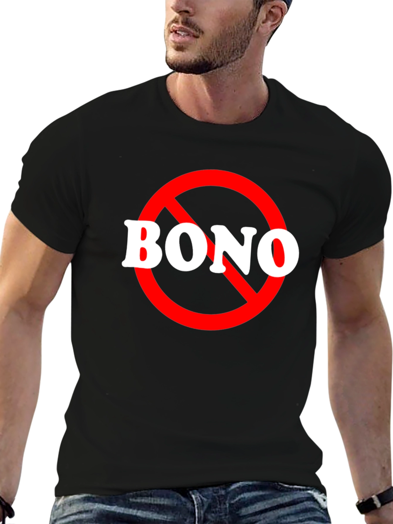 Anti-Bono T-Shirt - Black Cotton Tee