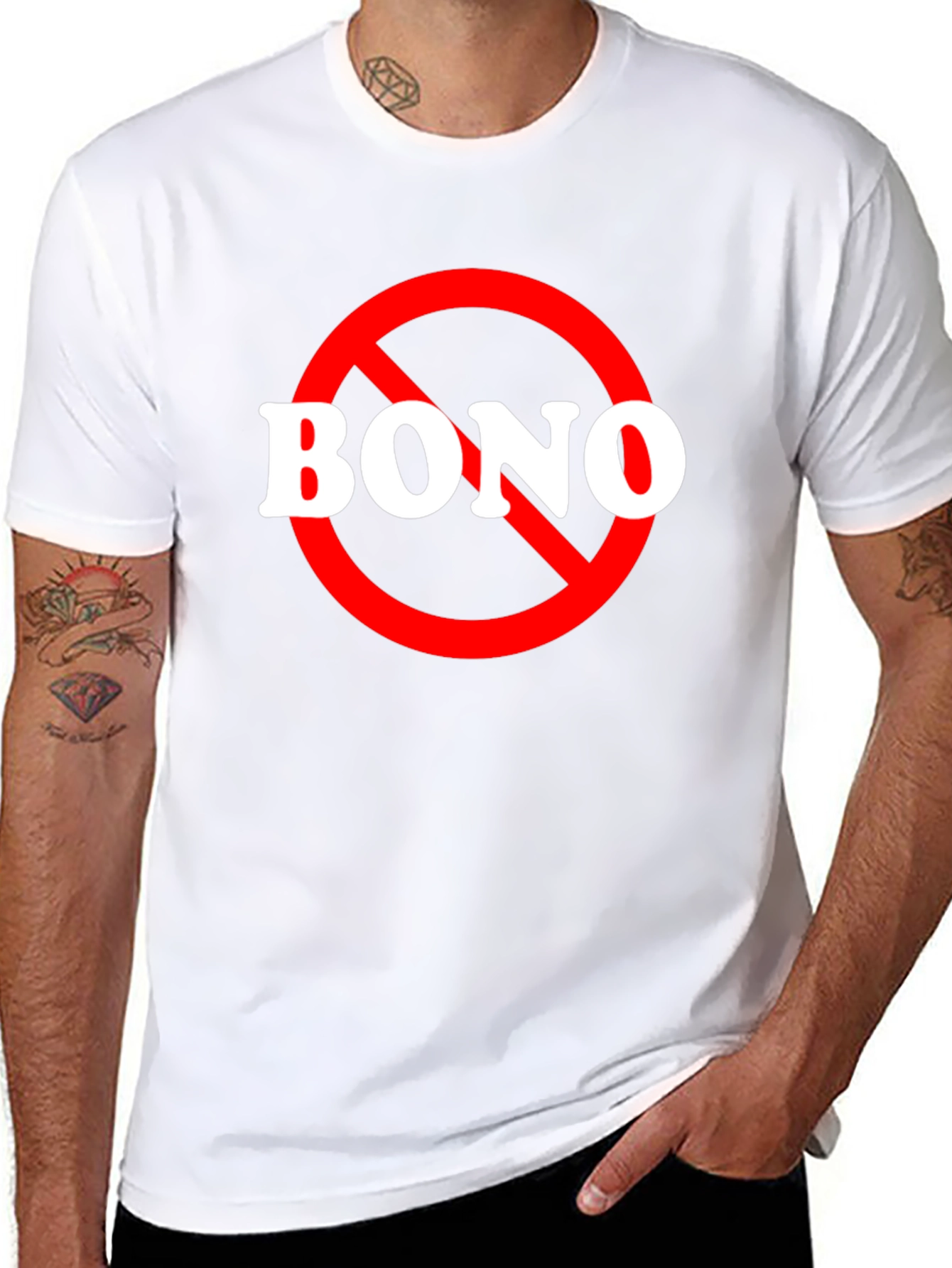Anti-Bono T-Shirt - Black Cotton Tee