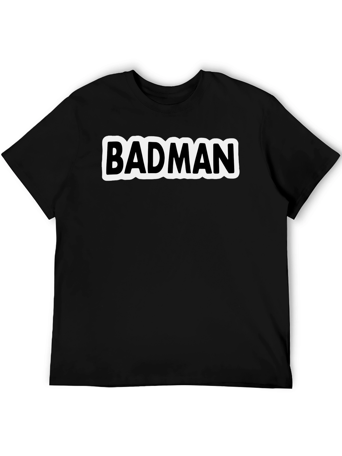 Badman Graphic T-Shirt - Black Crew Neck Tee
