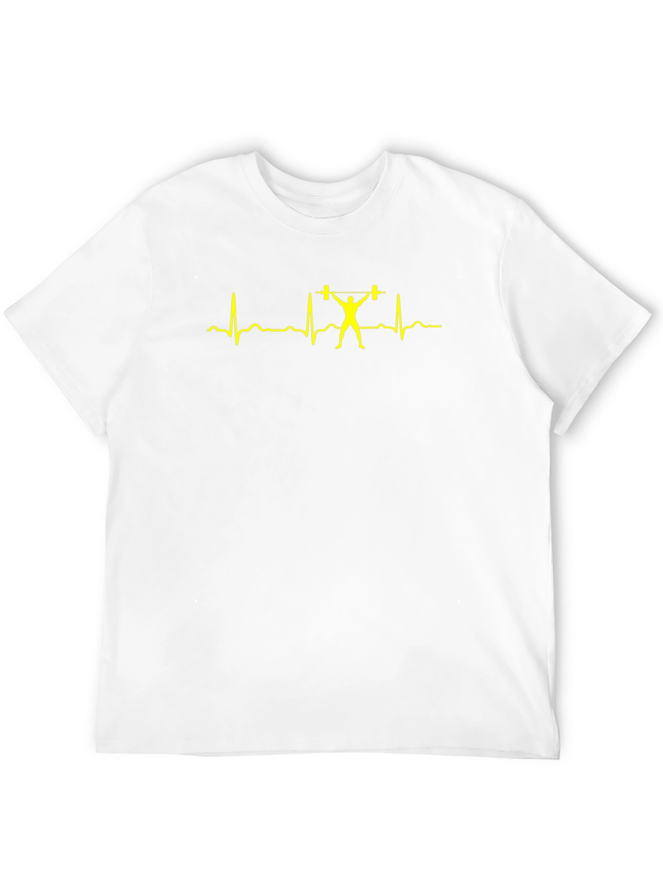 Weightlifting Heartbeat T-Shirt - Black