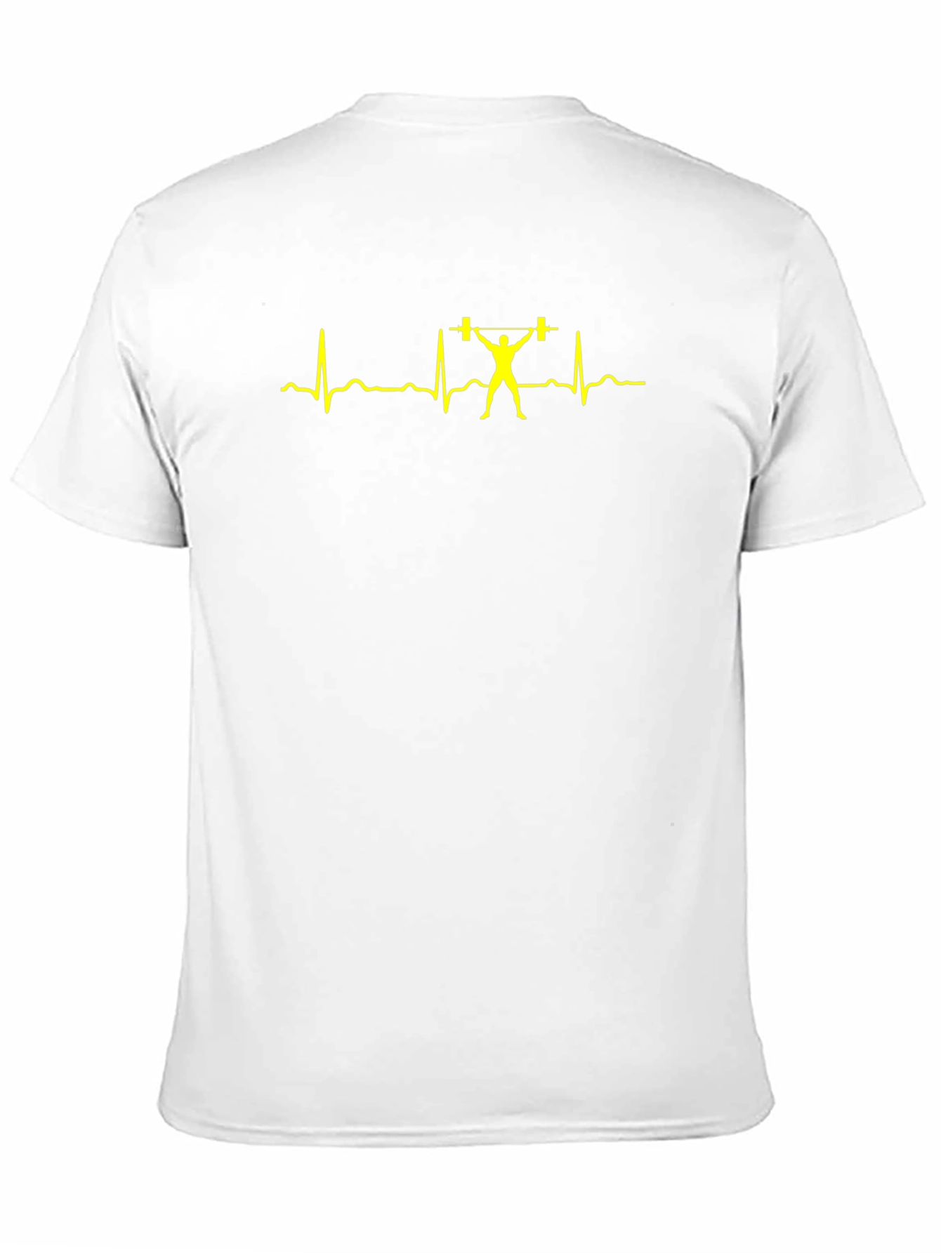 Weightlifting Heartbeat T-Shirt - Black