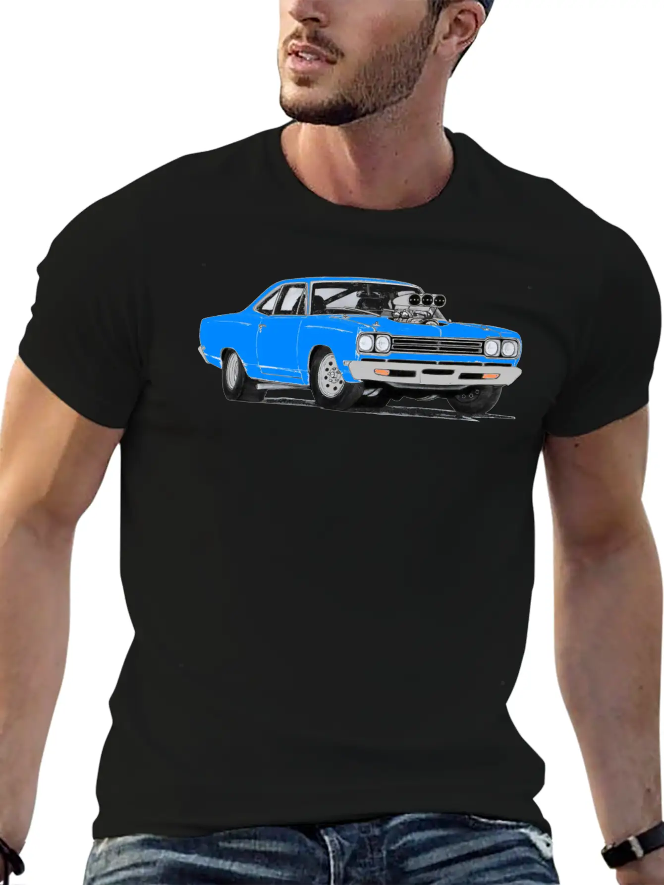 69 Plymouth Road Runner 4 Relaxed Everyday Tee – Lightweight And Durable Cotton