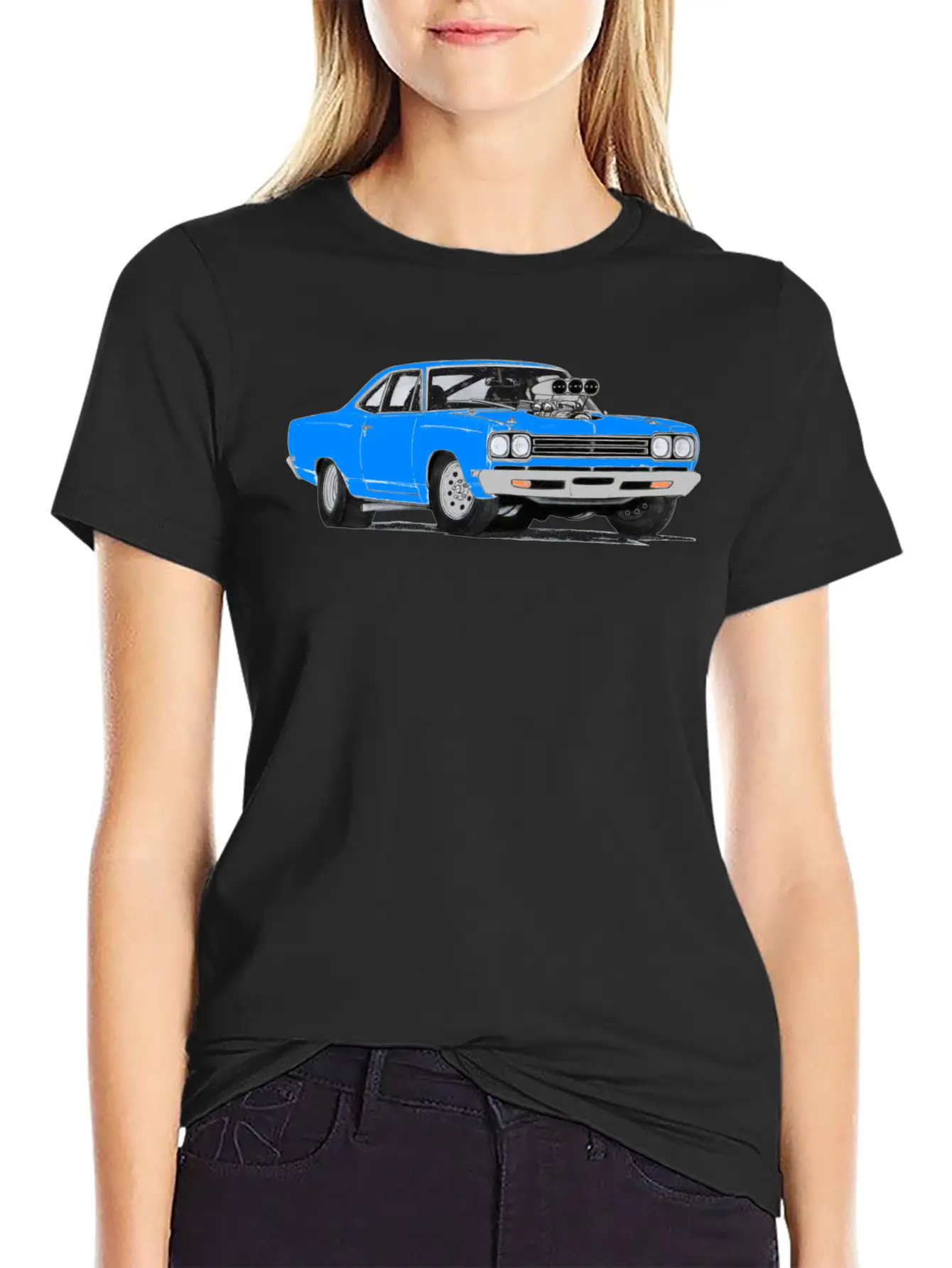 69 Plymouth Road Runner 4 Relaxed Everyday Tee – Lightweight And Durable Cotton