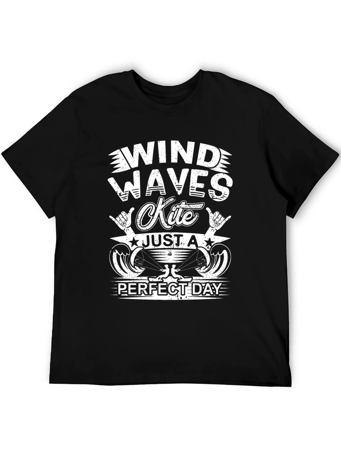 Wind Waves Kite Perfect Day T-Shirt
