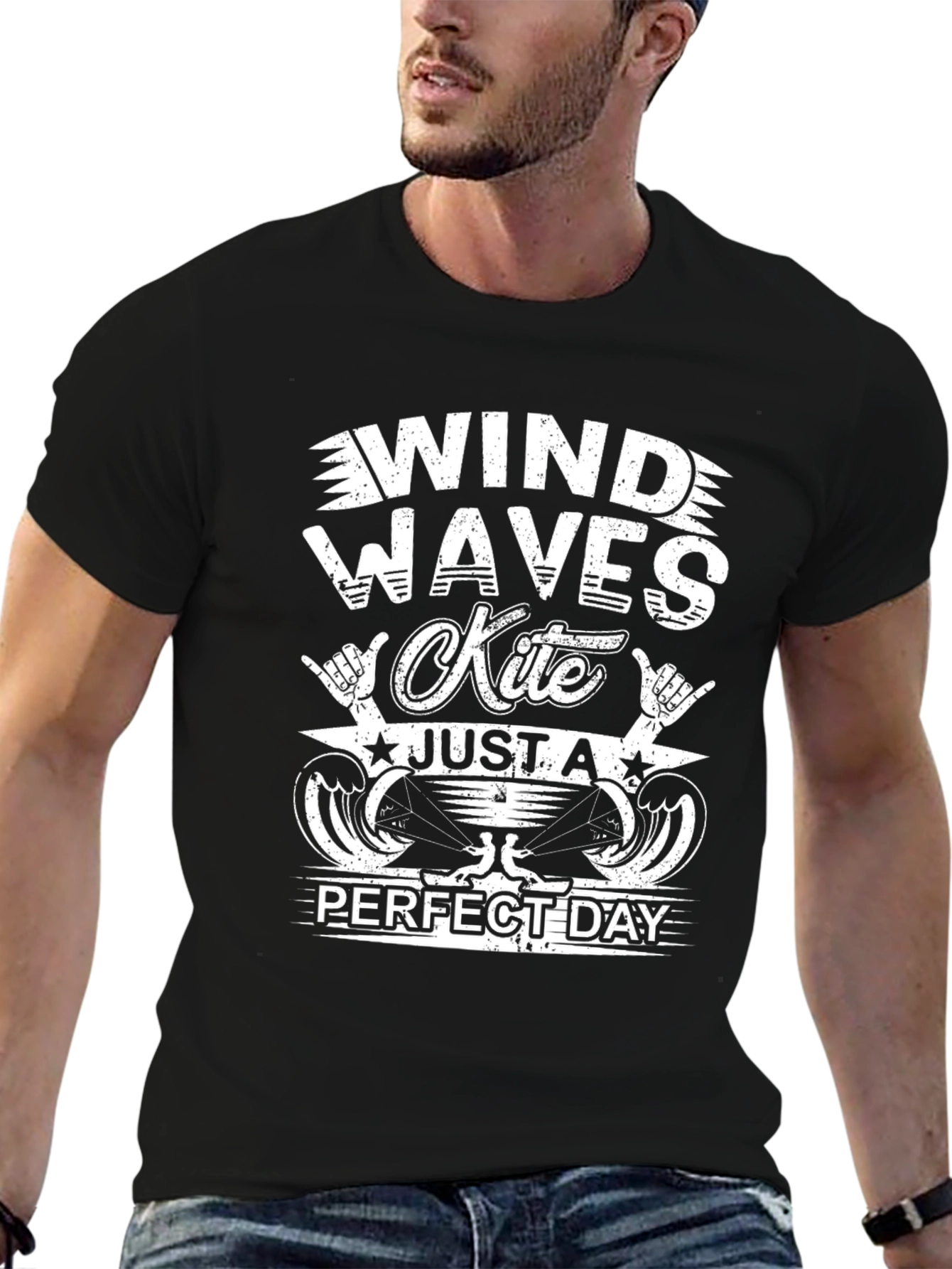 Wind Waves Kite Perfect Day T-Shirt