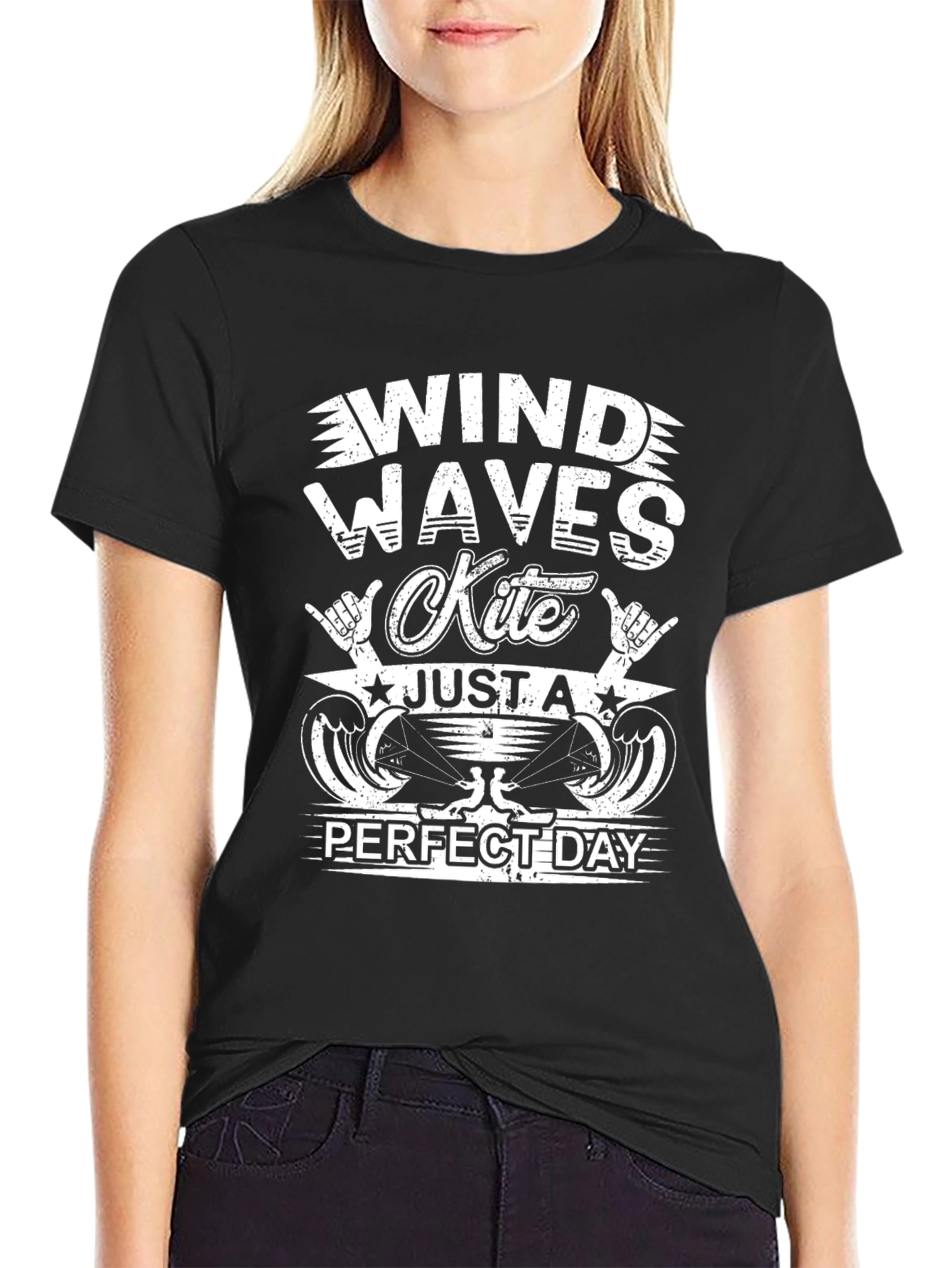 Wind Waves Kite Perfect Day T-Shirt