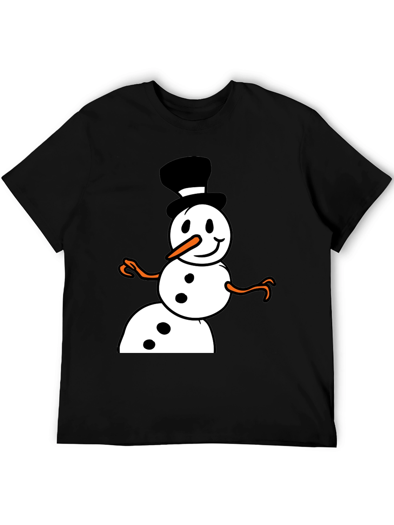 Snowman Graphic Tee - Winter Holiday T-Shirt