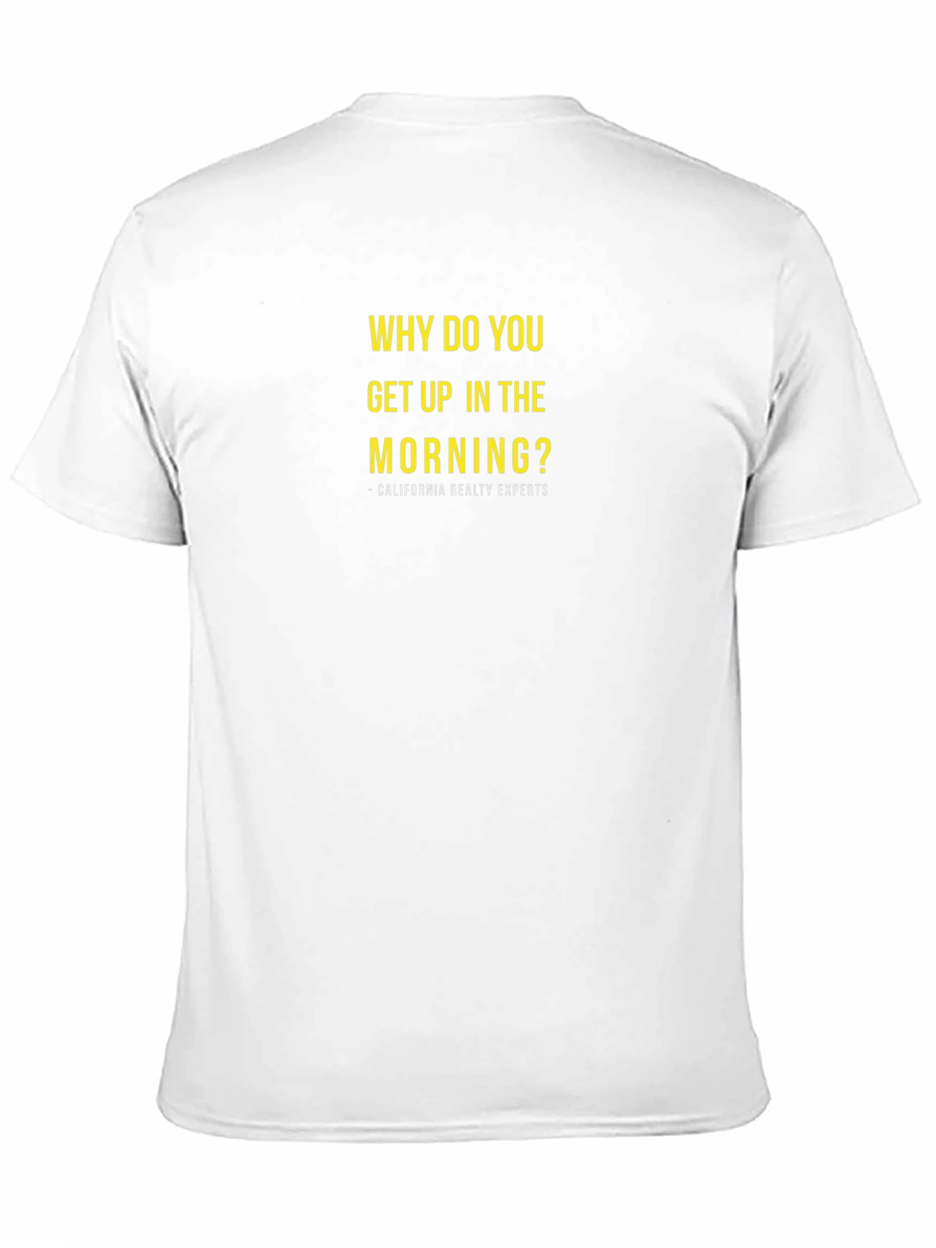 Why Do You Get Up Black T-Shirt