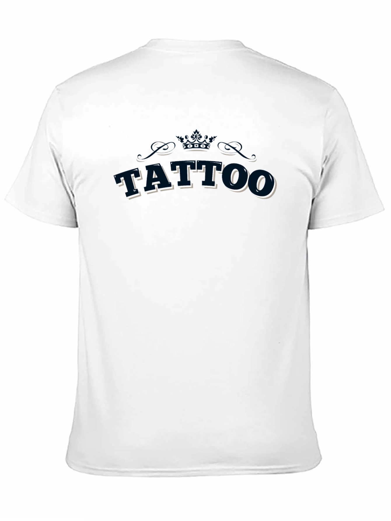 Tattoo Graphic Tee - Black Cotton T-Shirt