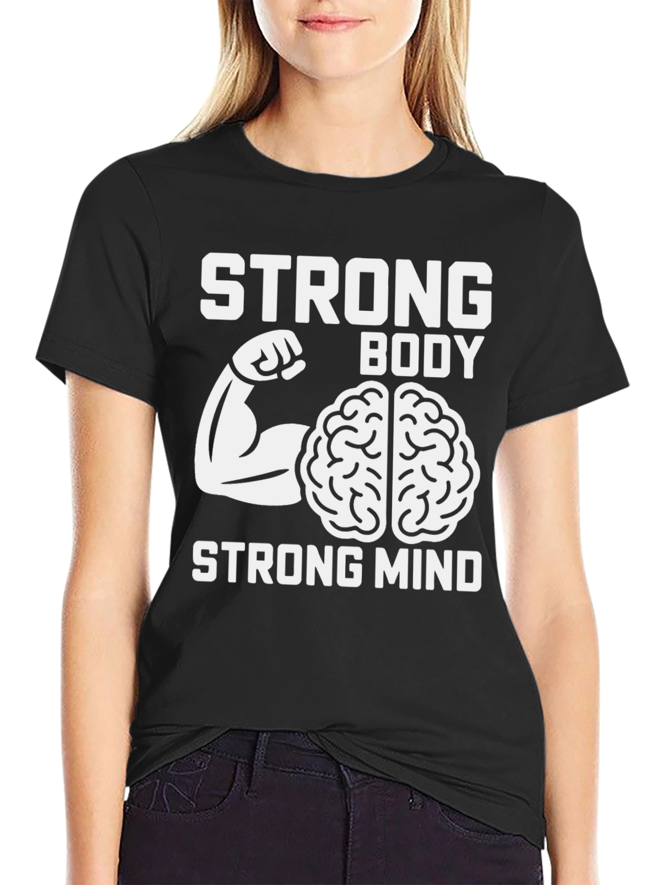 Strong Body Strong Mind Graphic Tee