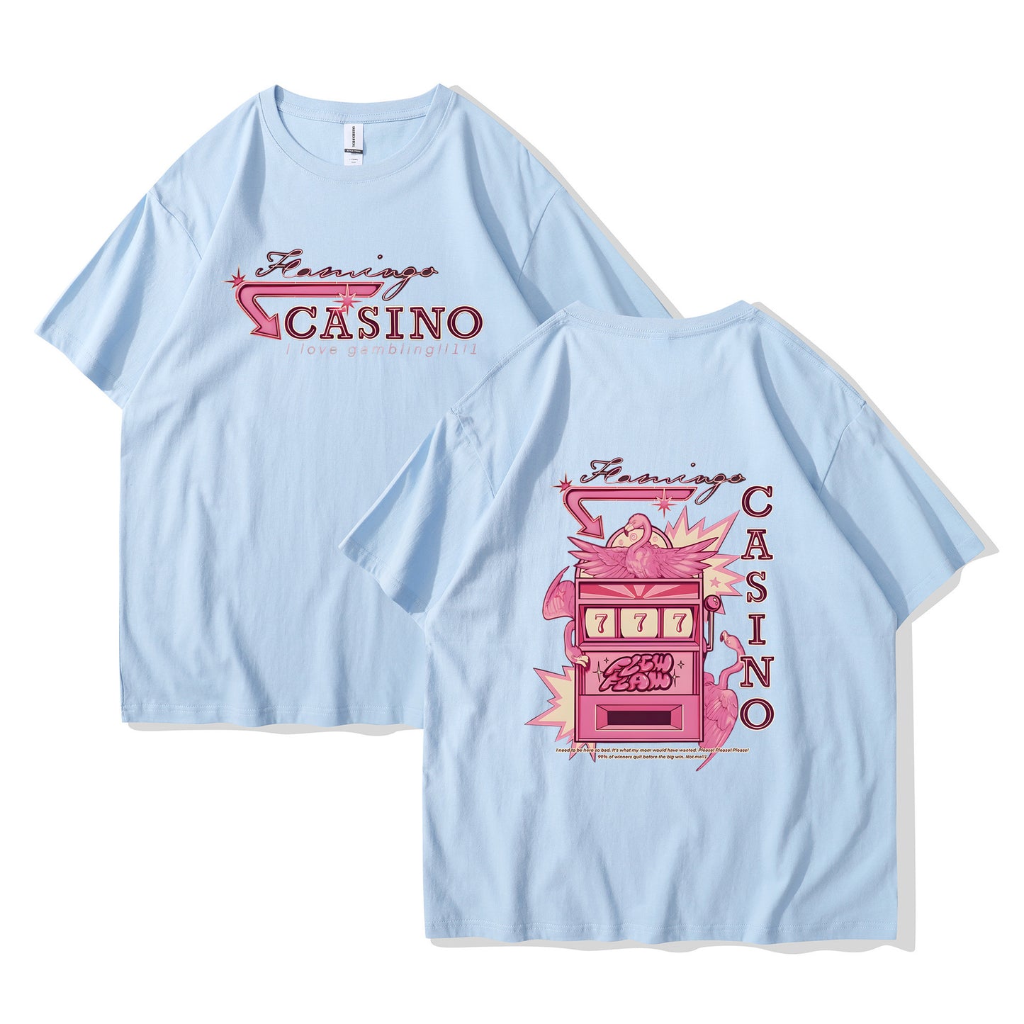 Travis Scotts Trendy CASINO Unisex Loose Hooded T-Shirt
