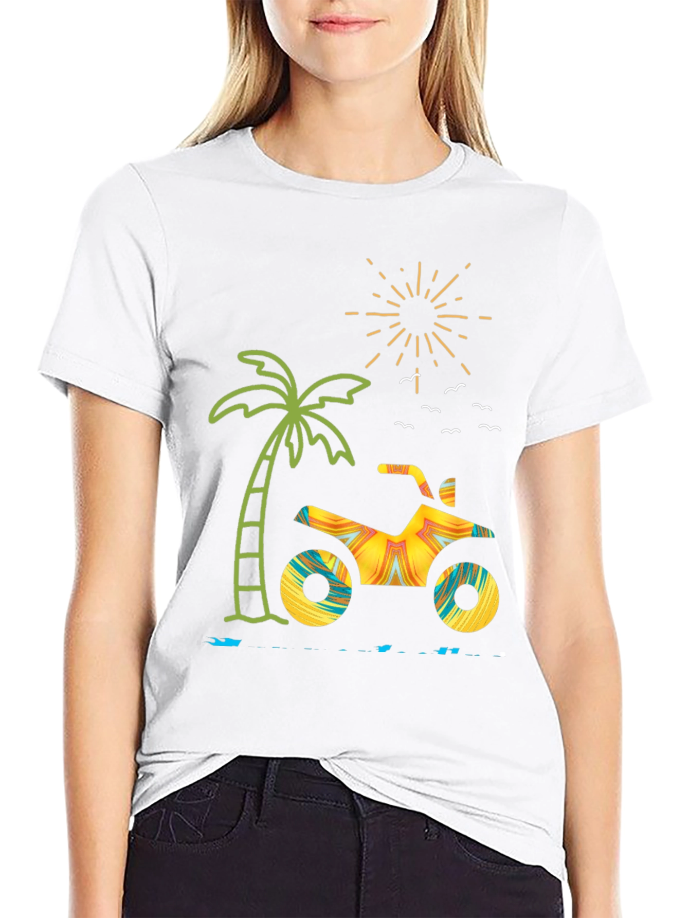 Tropical ATV T-Shirt: Beach Vibes