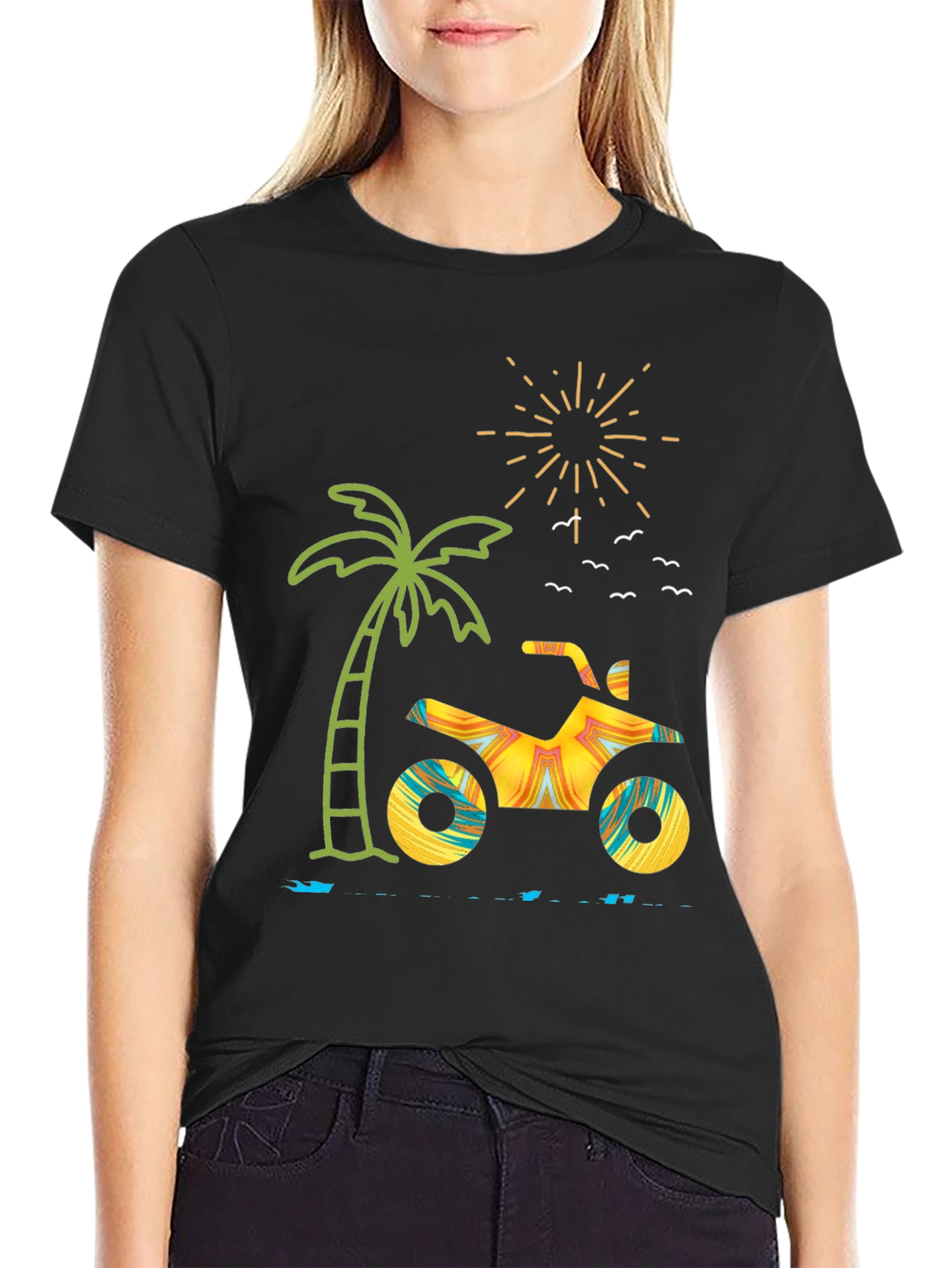 Tropical ATV T-Shirt: Beach Vibes