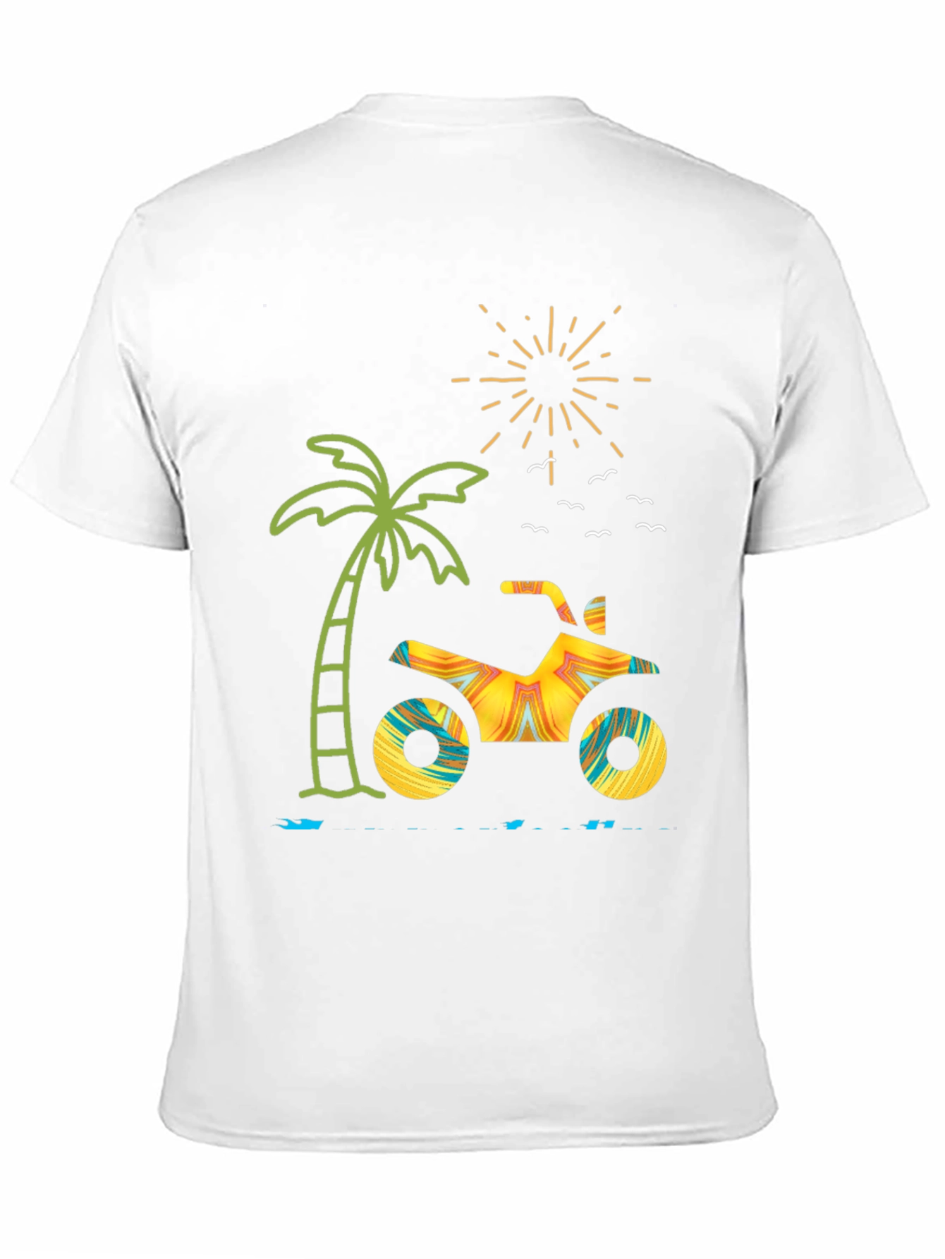 Tropical ATV T-Shirt: Beach Vibes