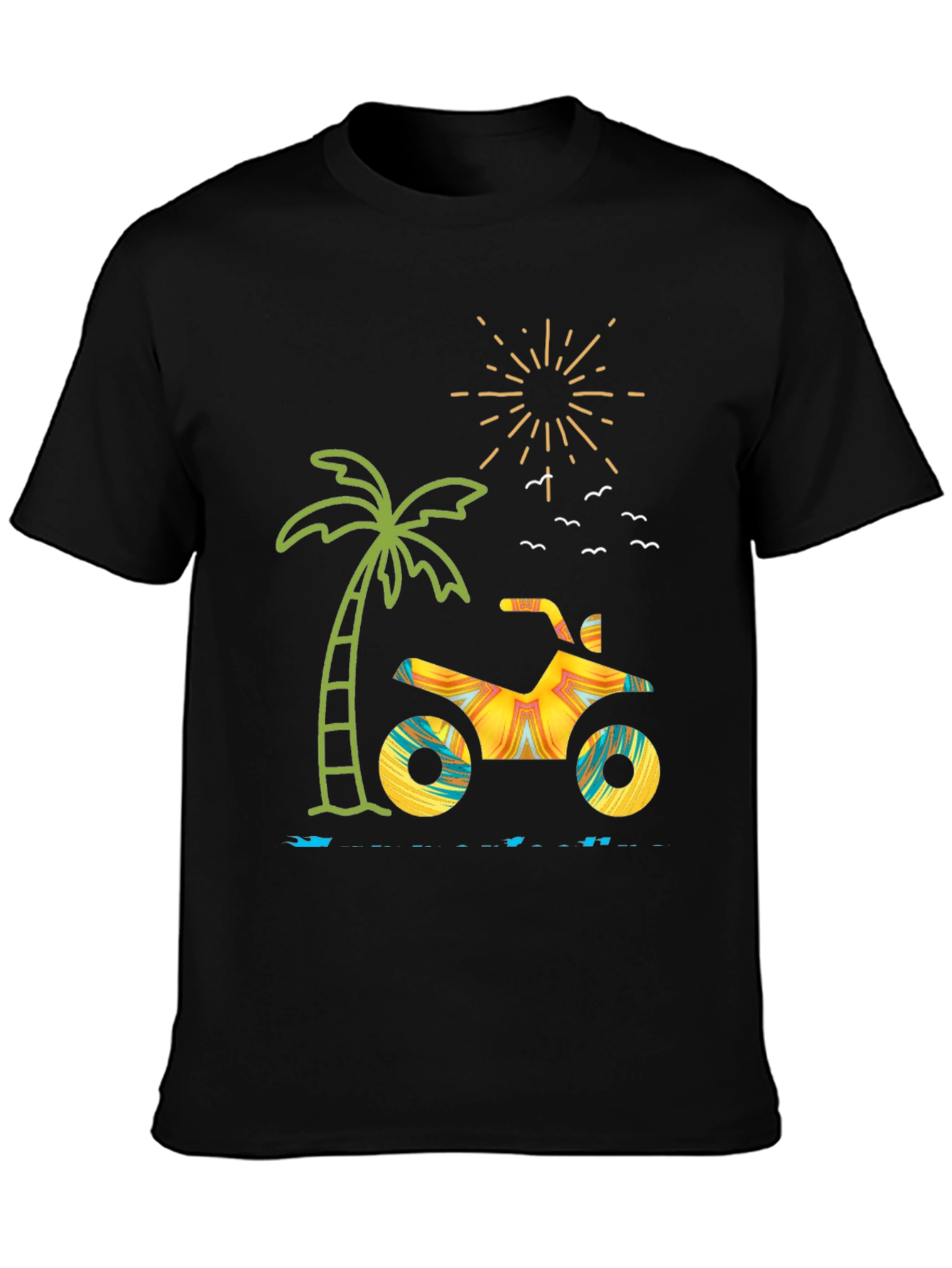 Tropical ATV T-Shirt: Beach Vibes